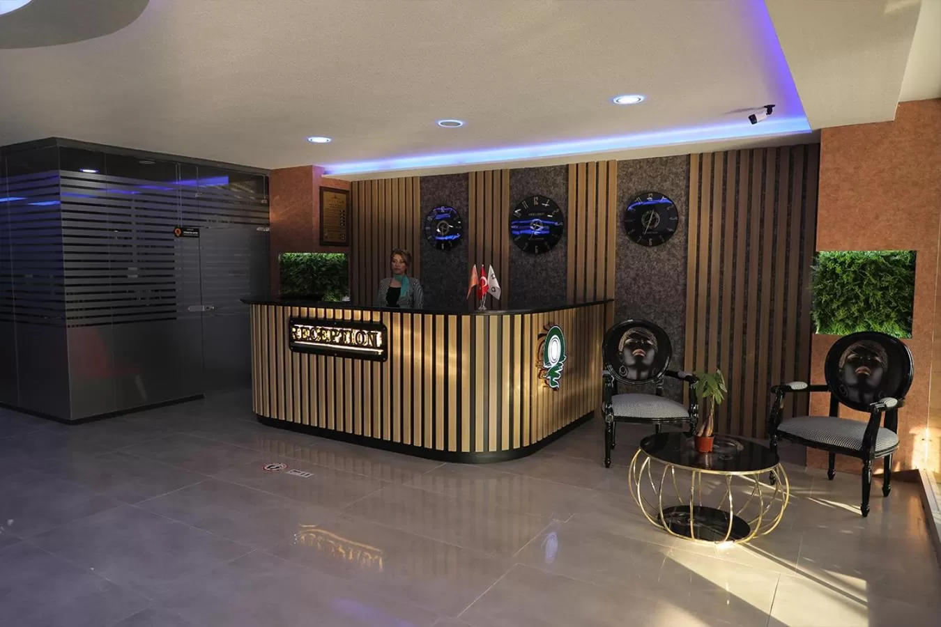 Lobby or reception in ELİT OTELHAN
