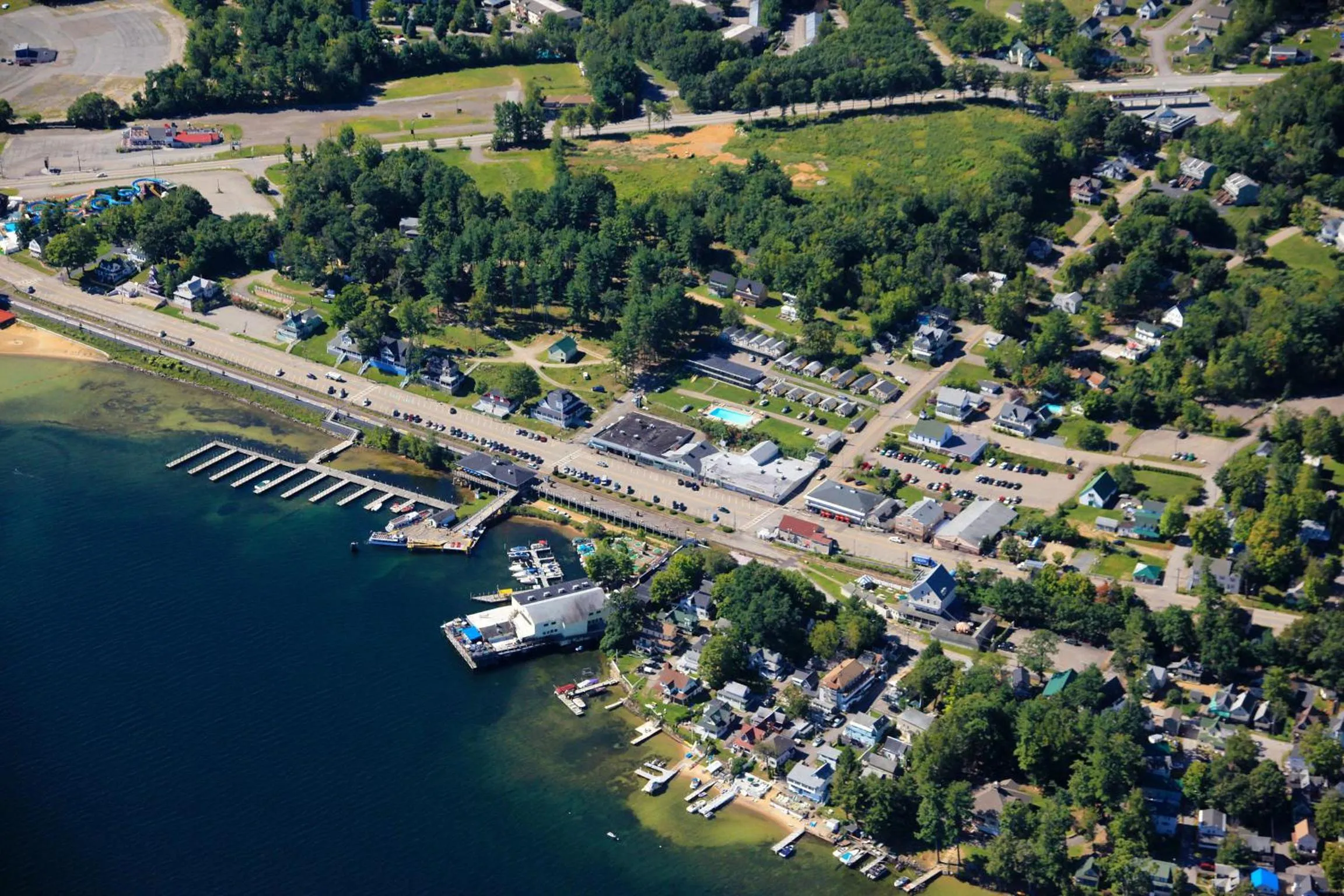 Bird's eye view in Half Moon Motel & Cottages