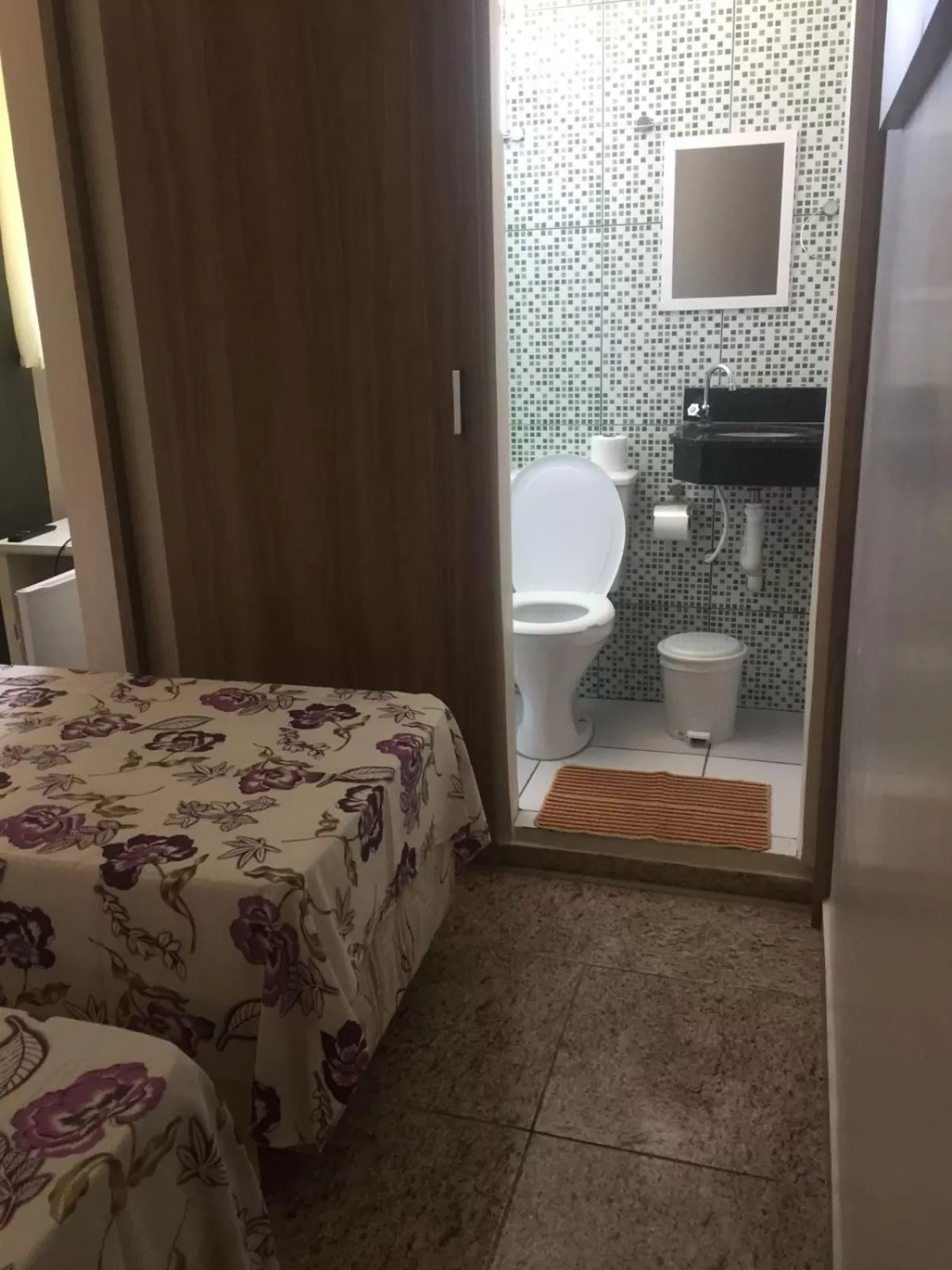 Bed, Bathroom in Pousada Rabake