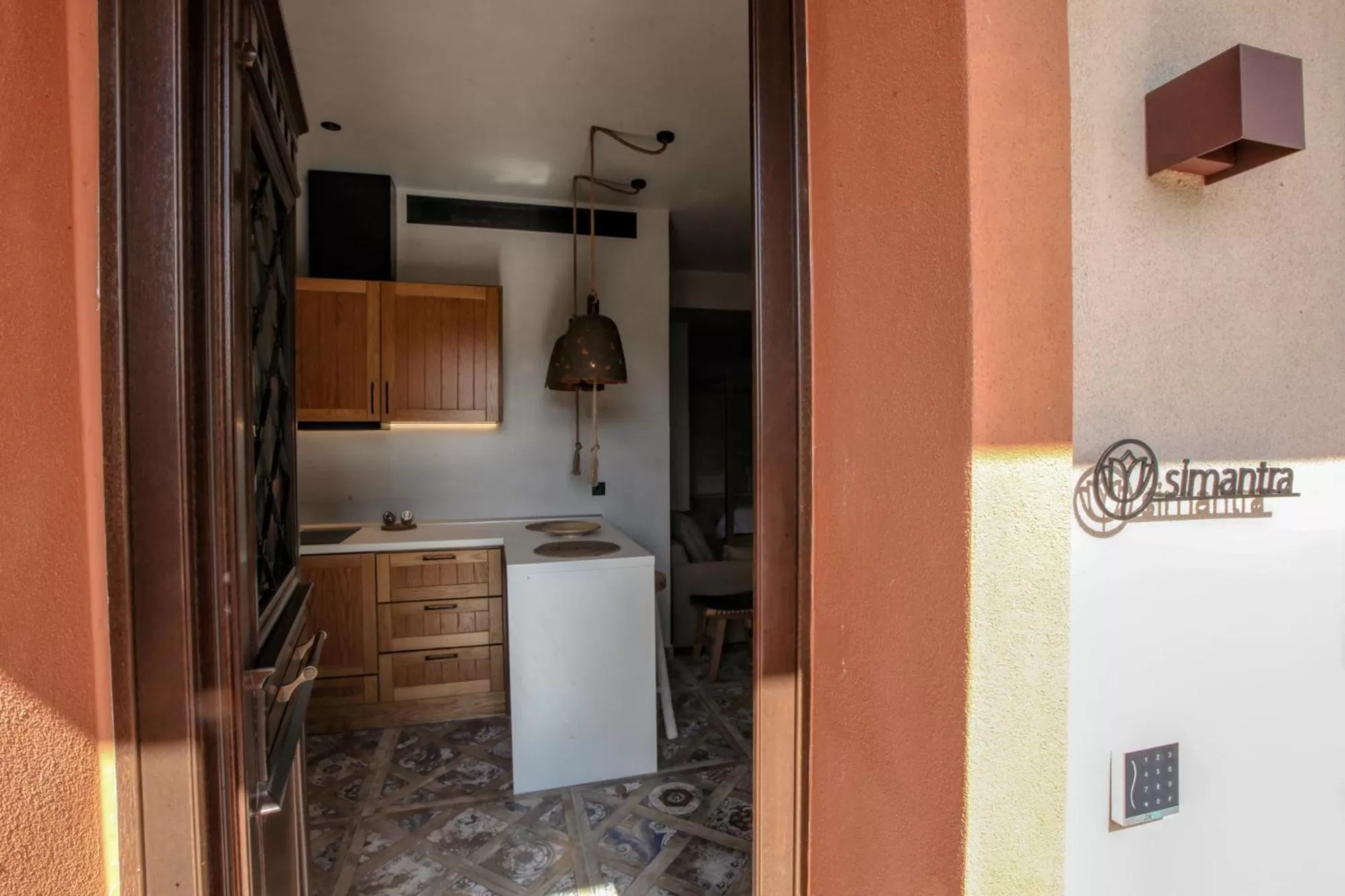 Facade/entrance, Kitchen/Kitchenette in Meteora Heaven and Earth Kastraki premium suites