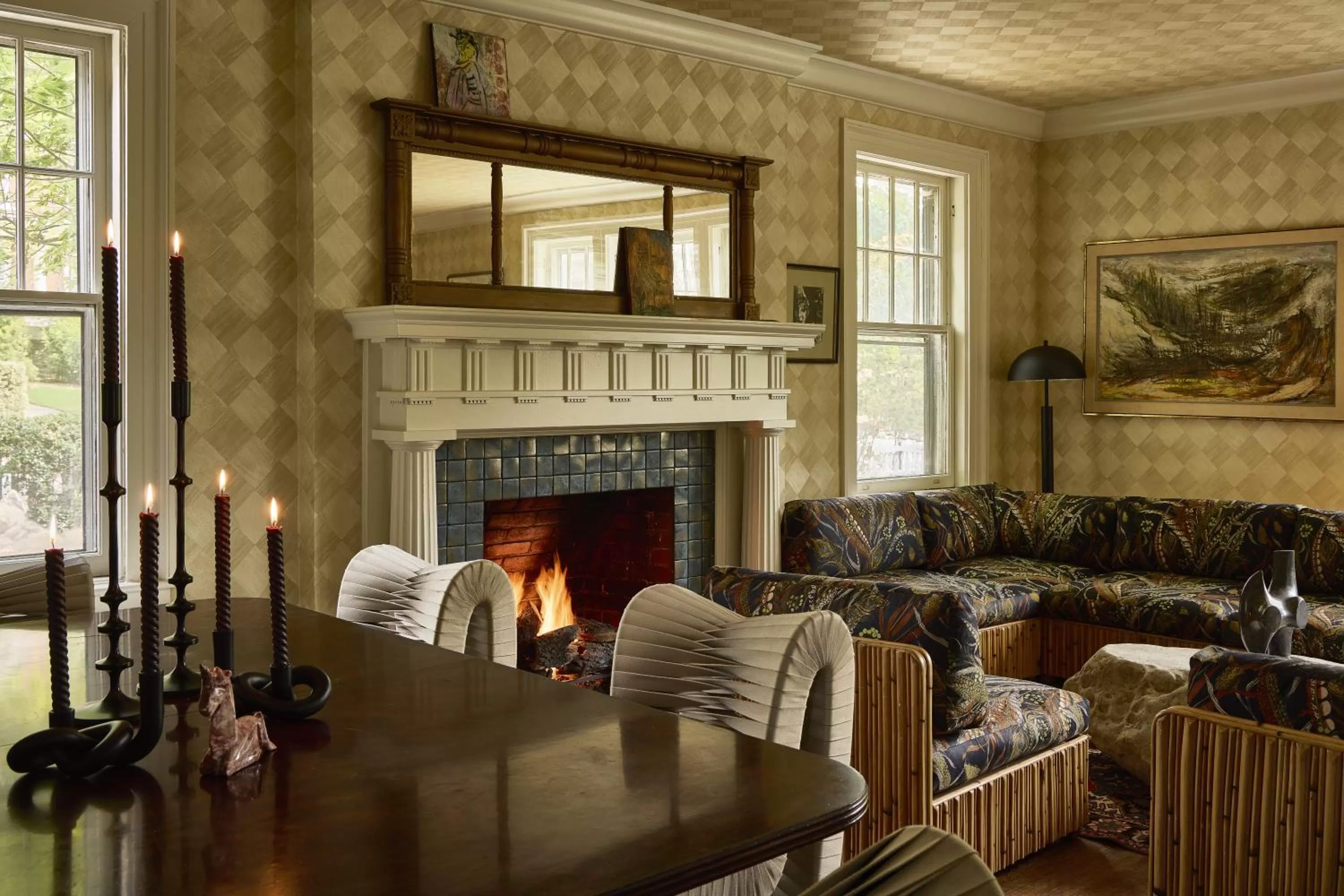 Dining area in Blind Tiger Asheville