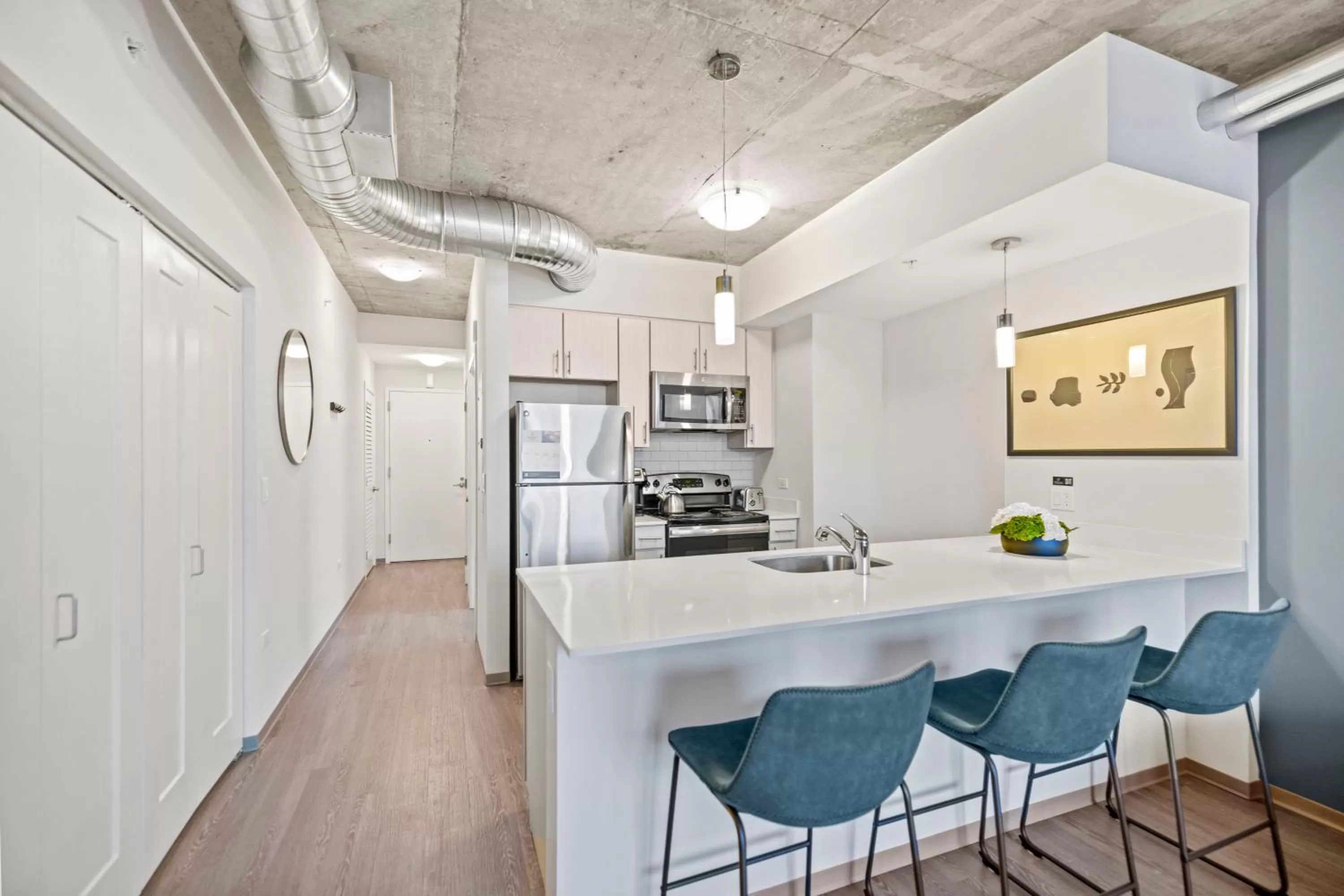 kitchen in Placemakr Premier SoBro