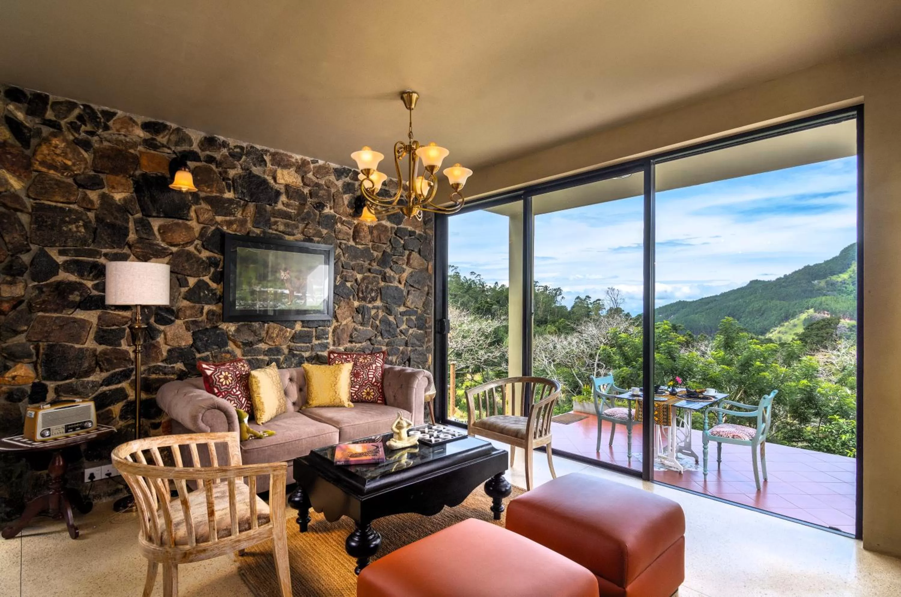 Living room in The Capoe House