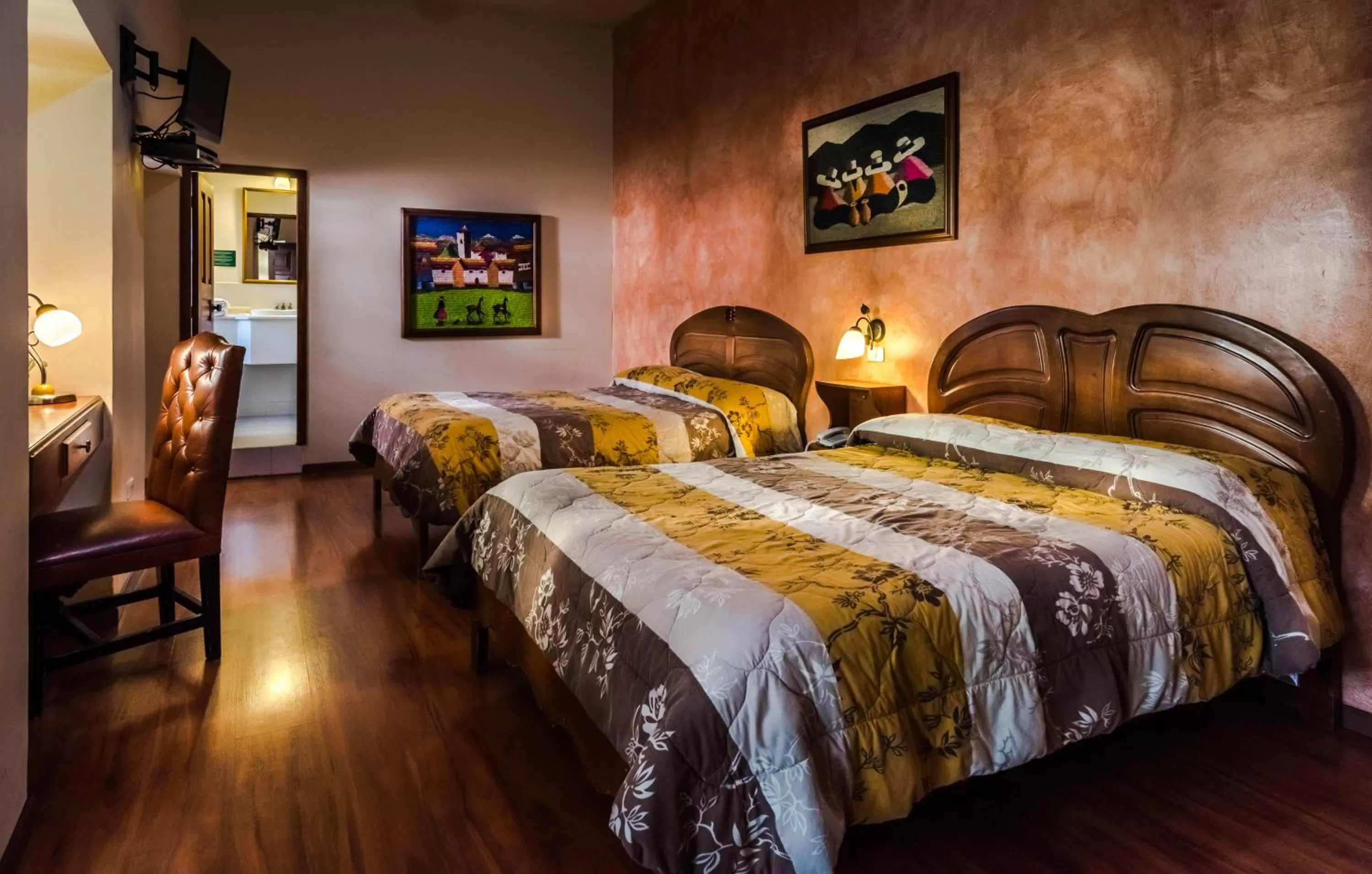 Bed in Hotel San Francisco De Quito