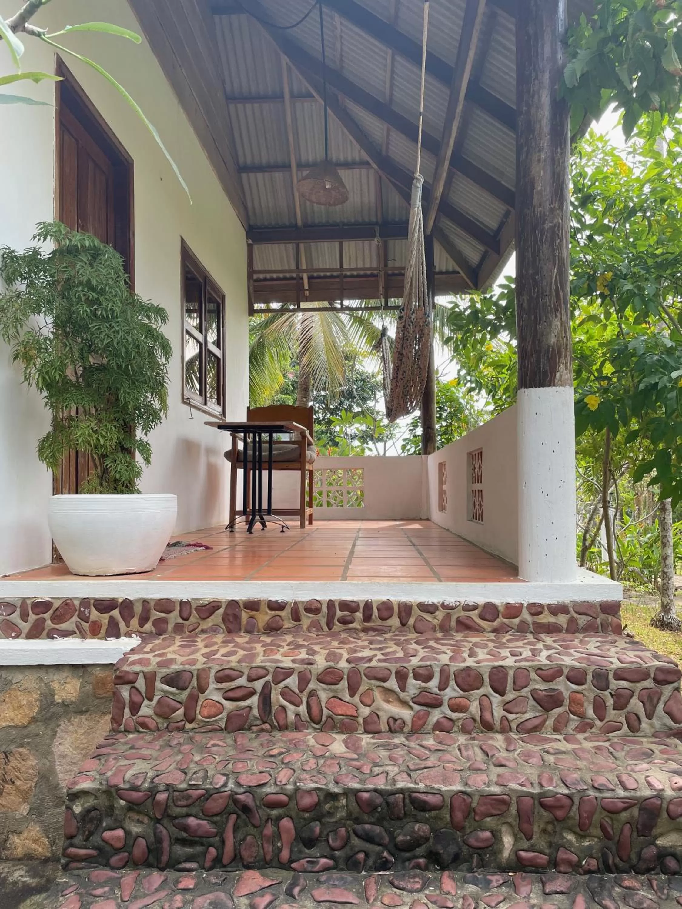 Patio in Kep Lodge