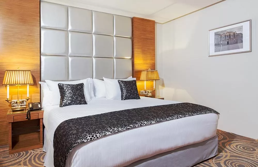 Bed in Harir Palace Hotel