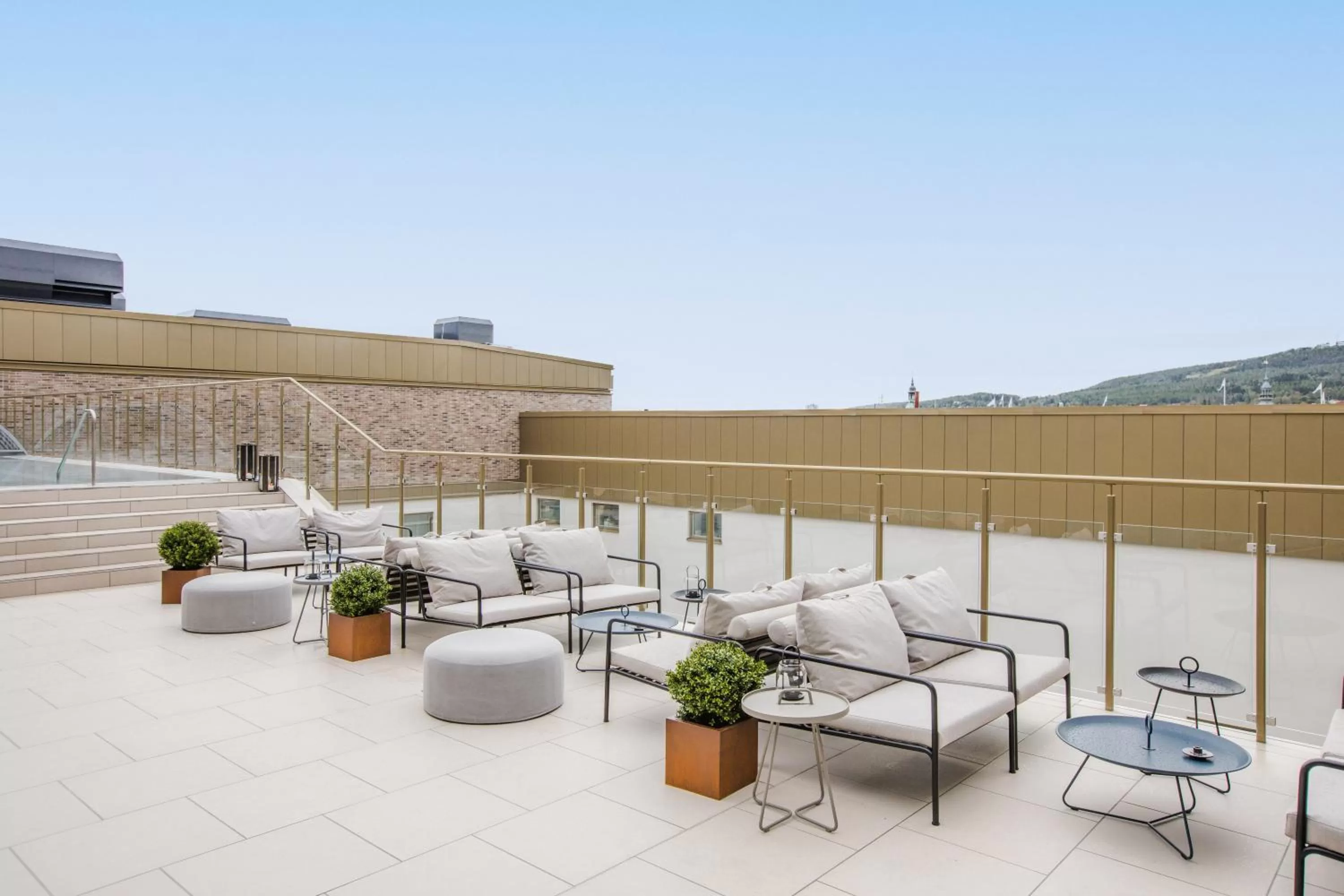 Patio in Clarion Hotel Sundsvall