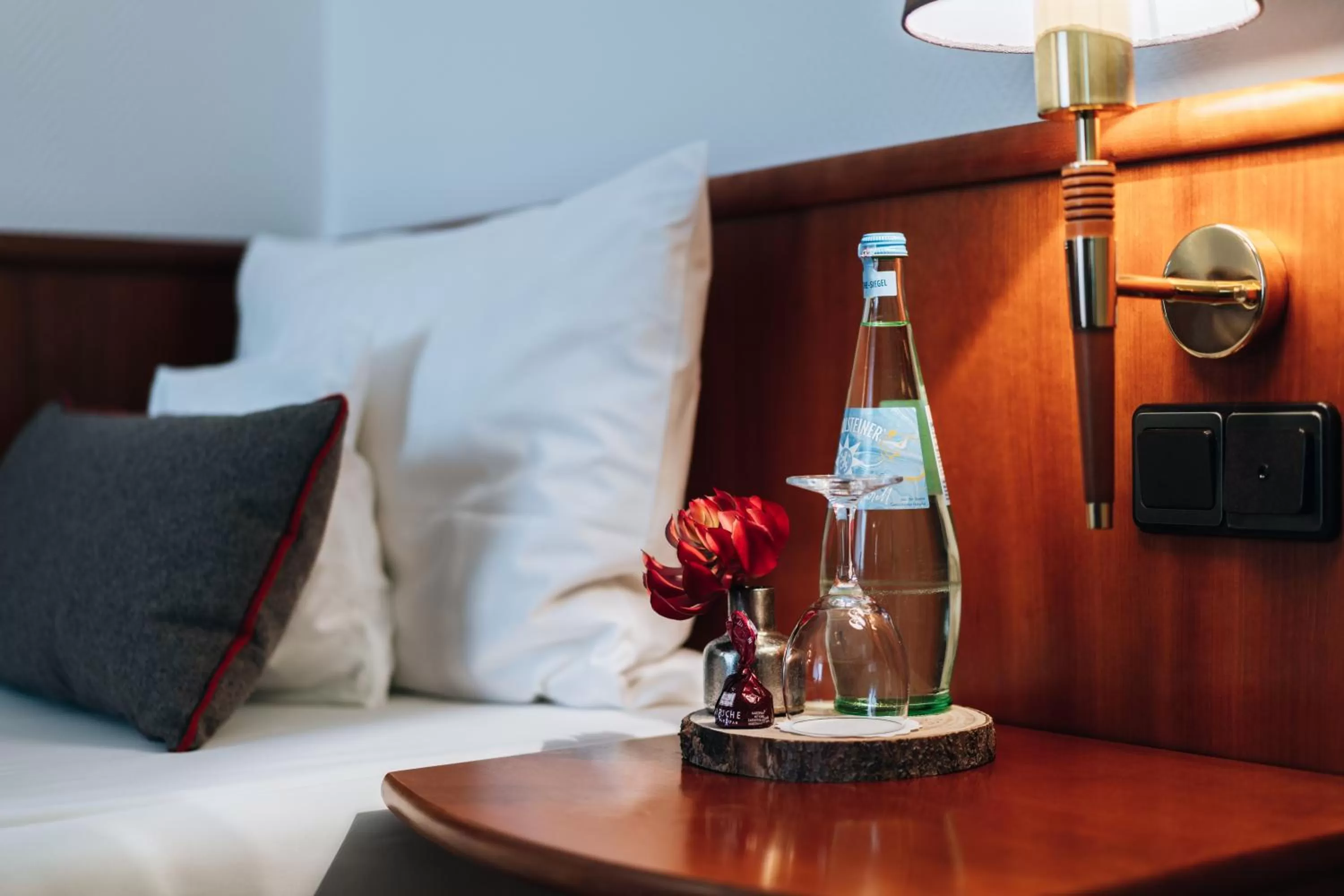 Decorative detail, Bed in Hotel Engbert