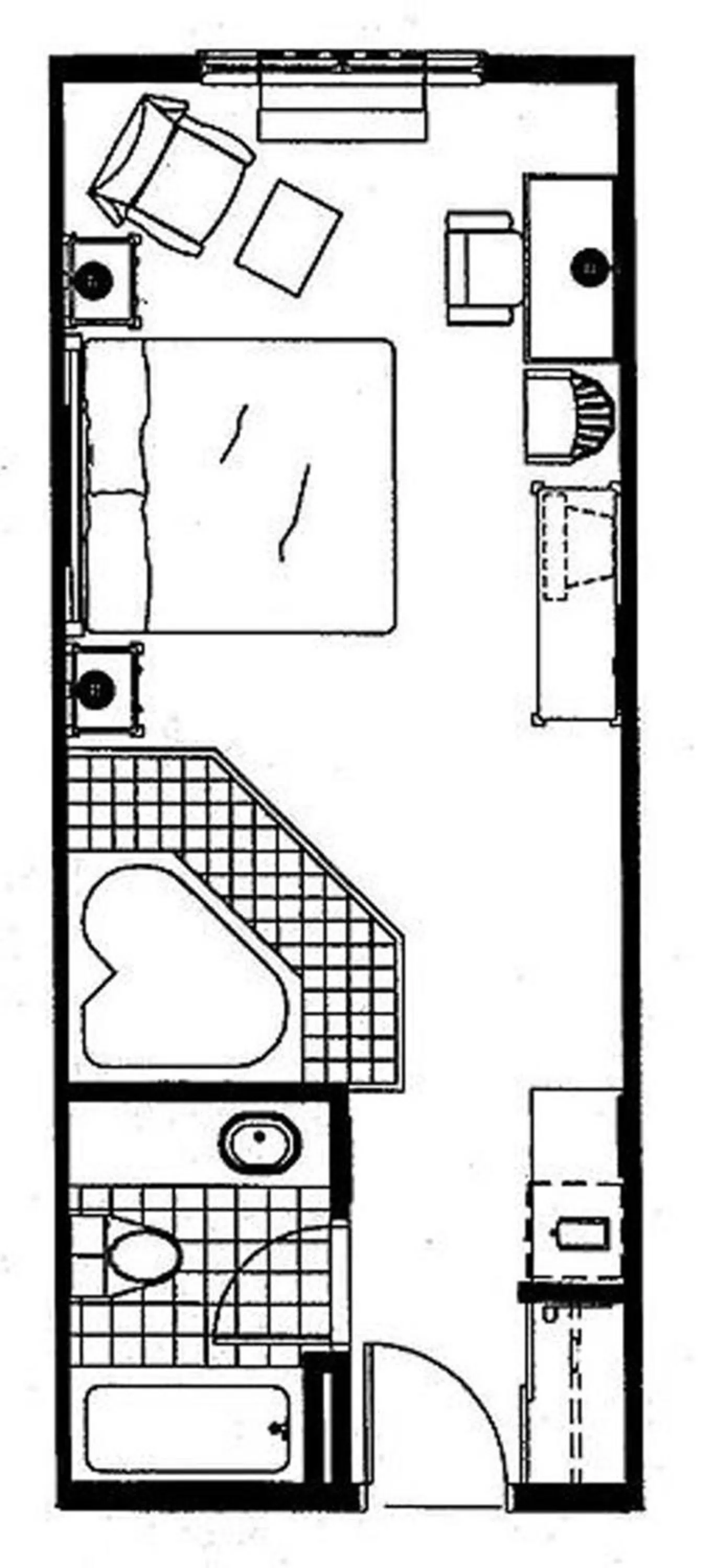Floor plan in Country Inn & Suites by Radisson, St Petersburg - Clearwater, FL