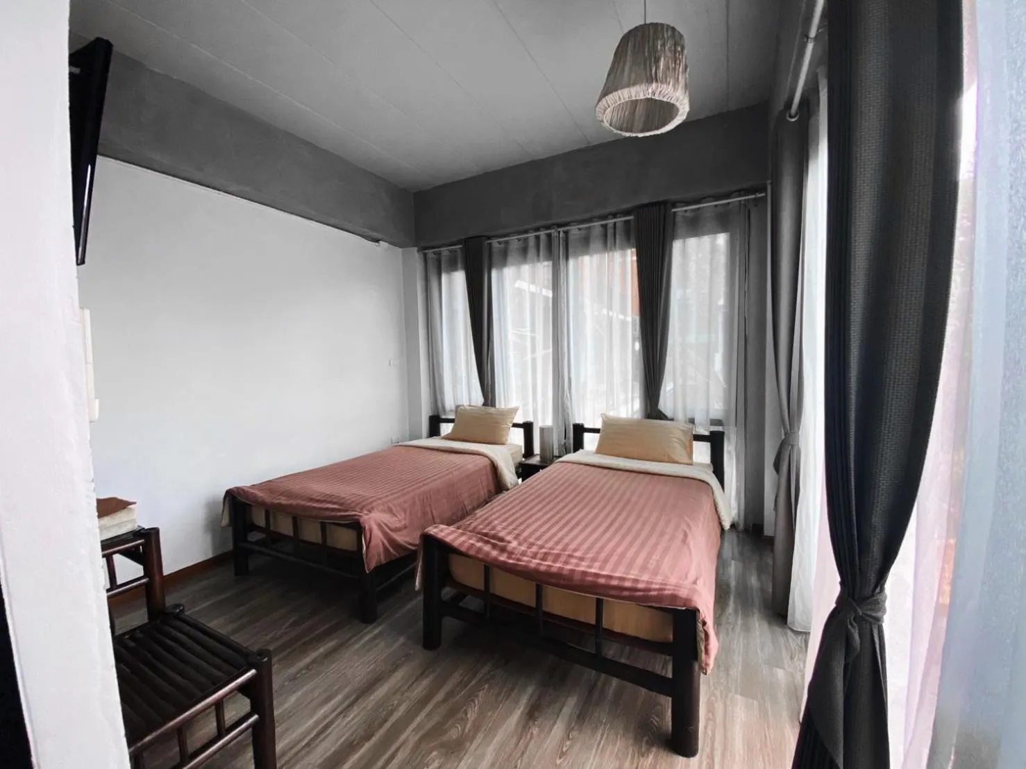 Bed in Lamphu House Chiang Mai