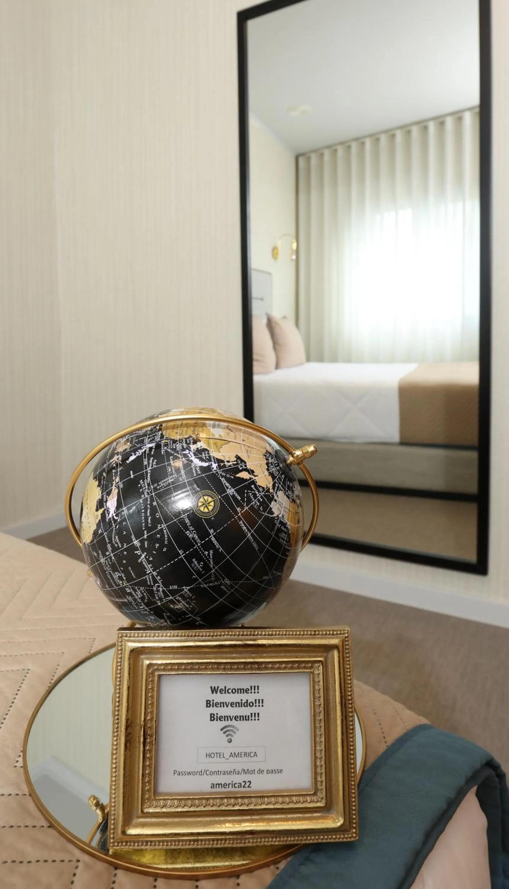 Bed in Hotel America