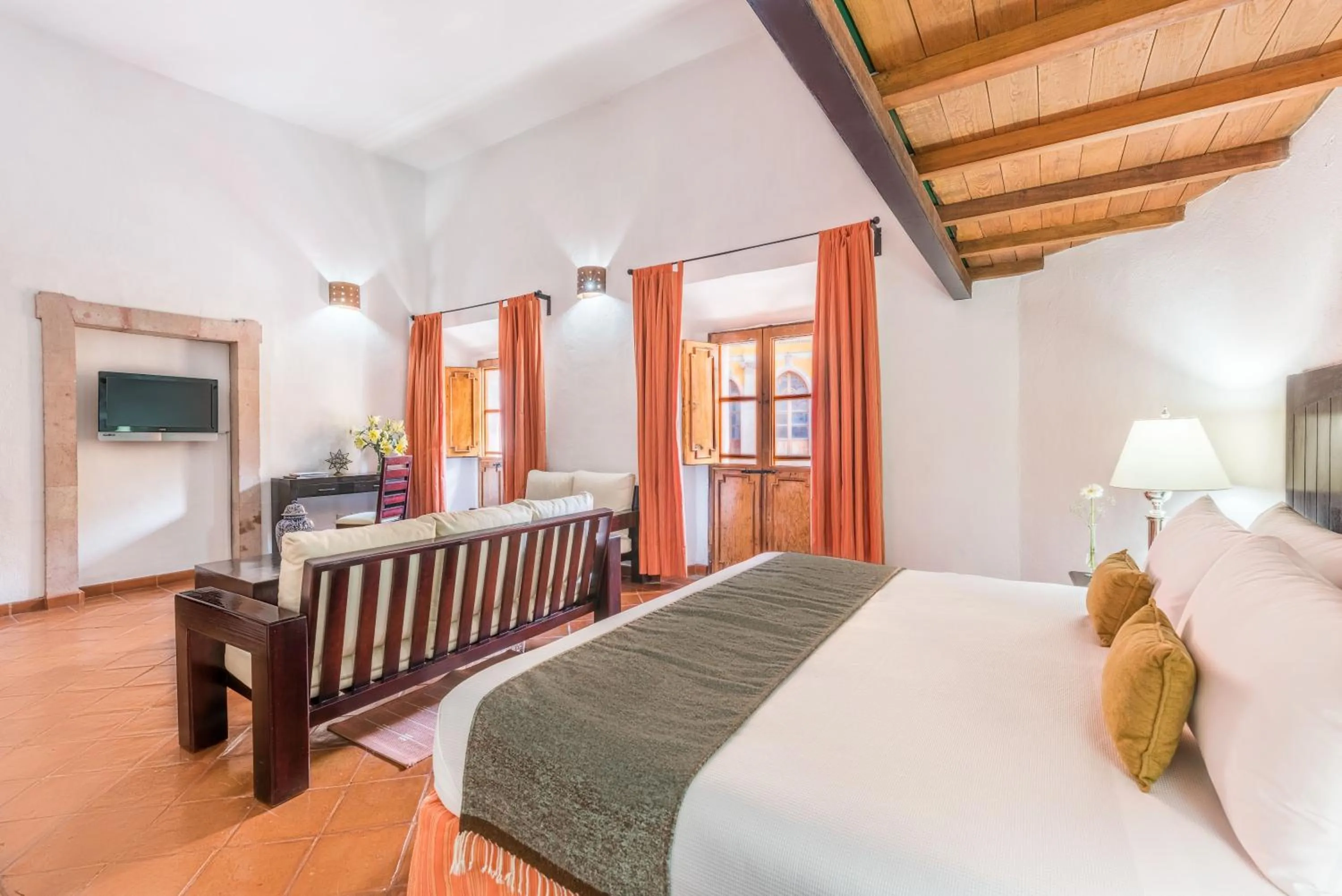 Bedroom, Bed in Hotel Casa Virreyes