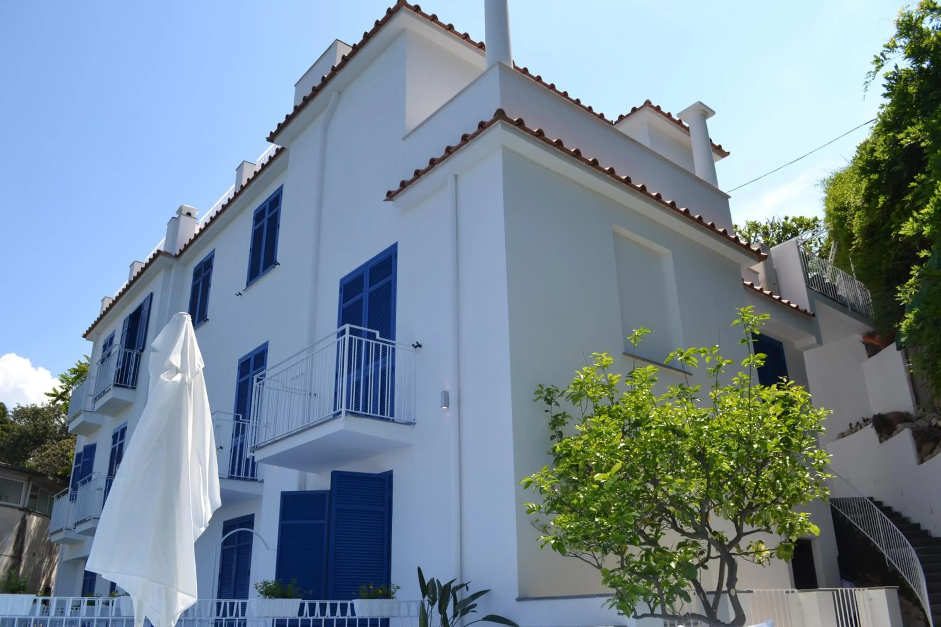 Property building in Boutique Hotel Helios