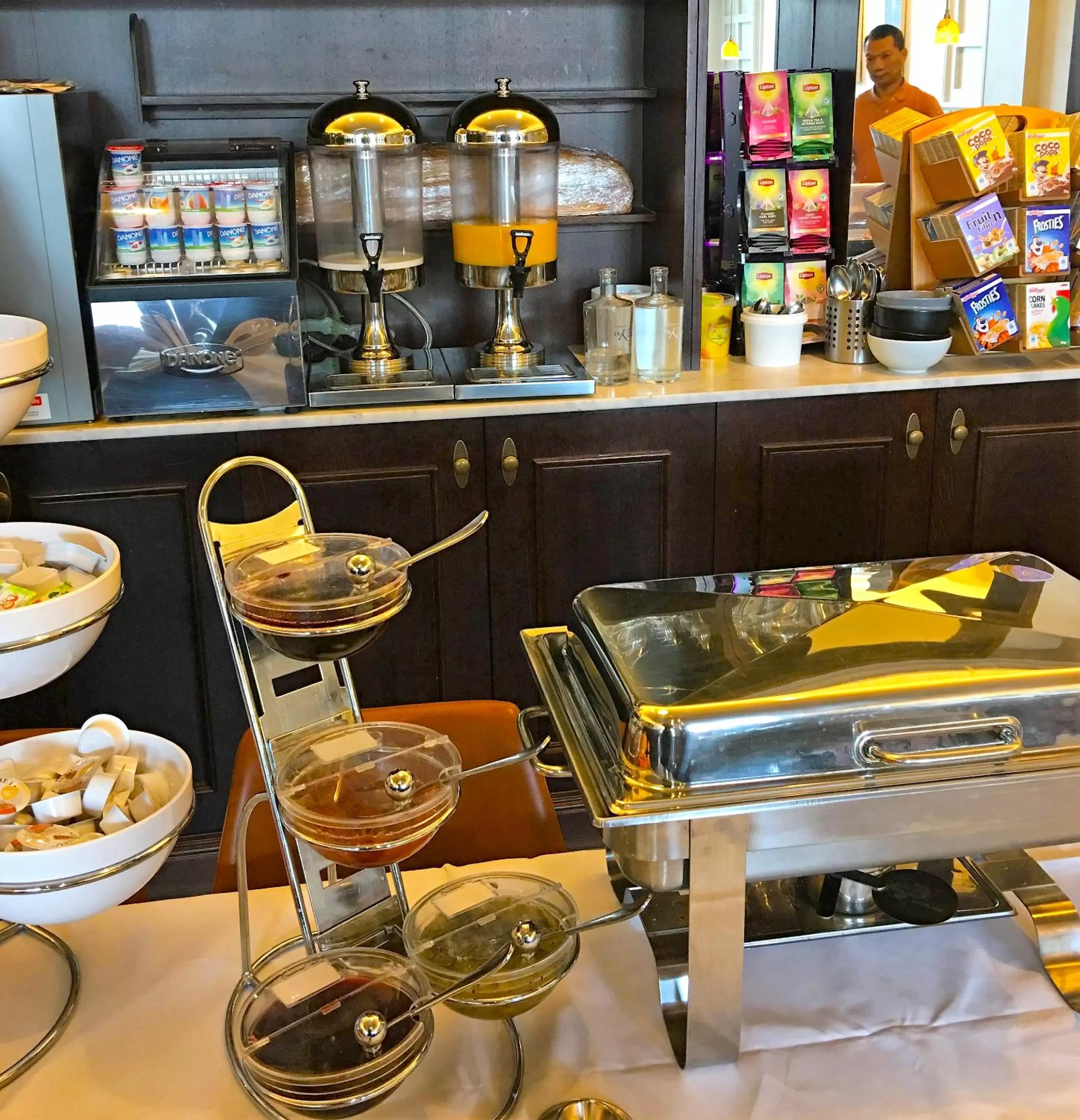 Breakfast in Hotel Mille Colonnes