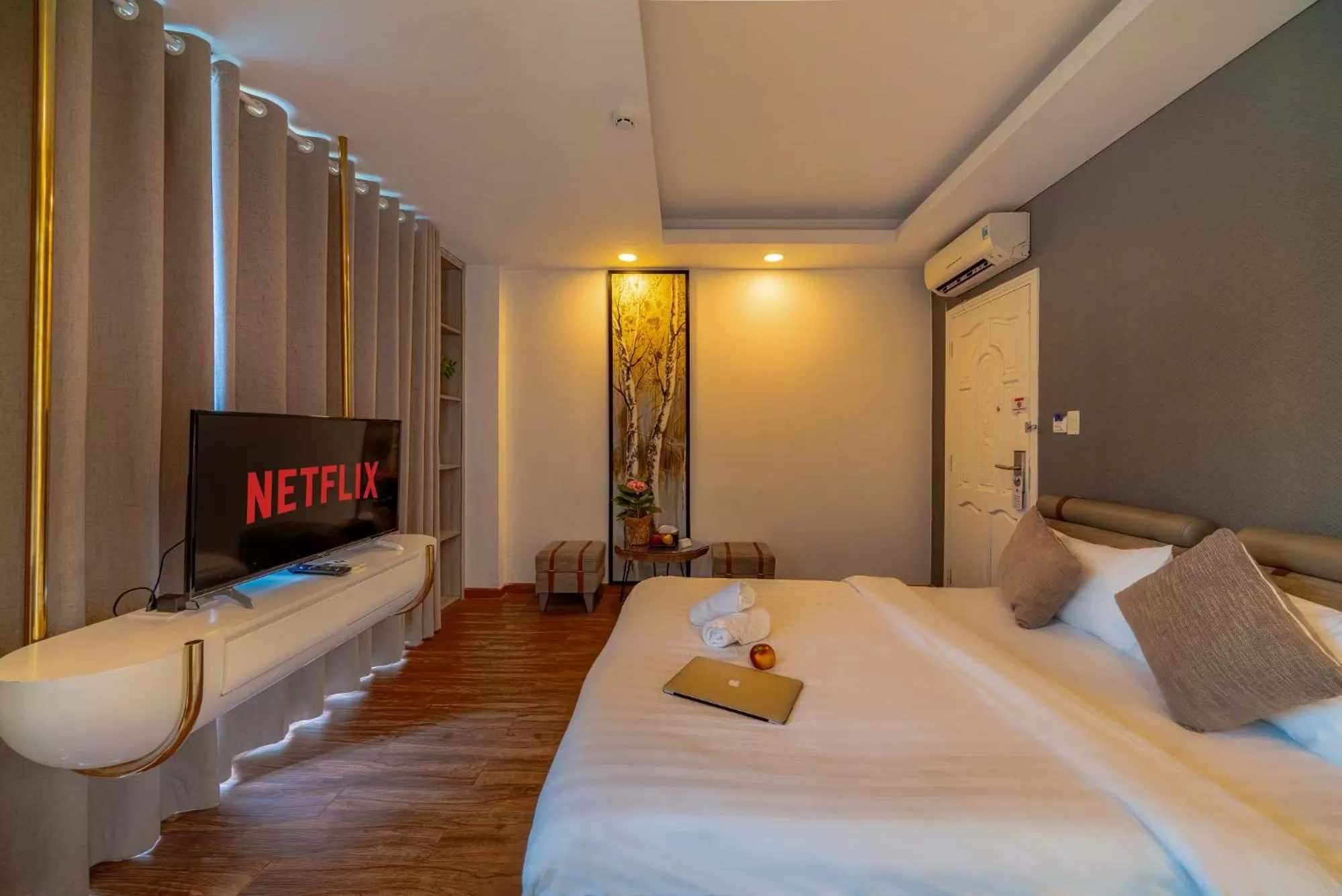 Bed in Cactusland Boutique Hotel