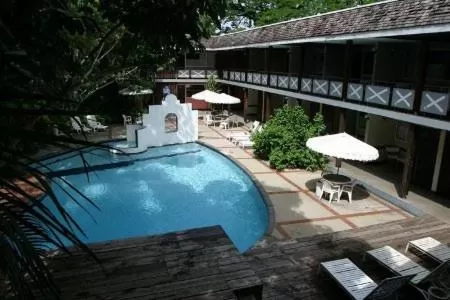 Swimming pool in Hotel Normandie Limited