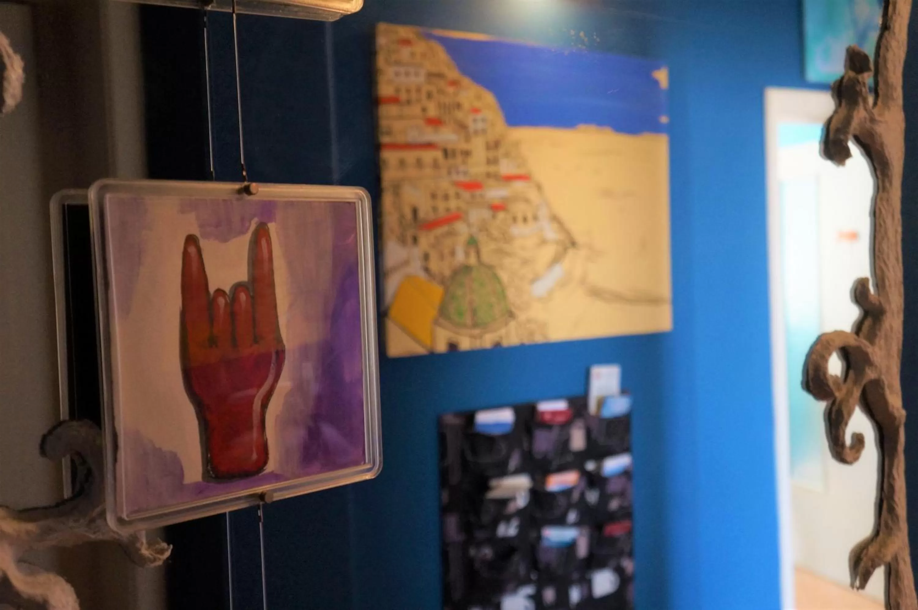 Decorative detail in B&B occhi di mare