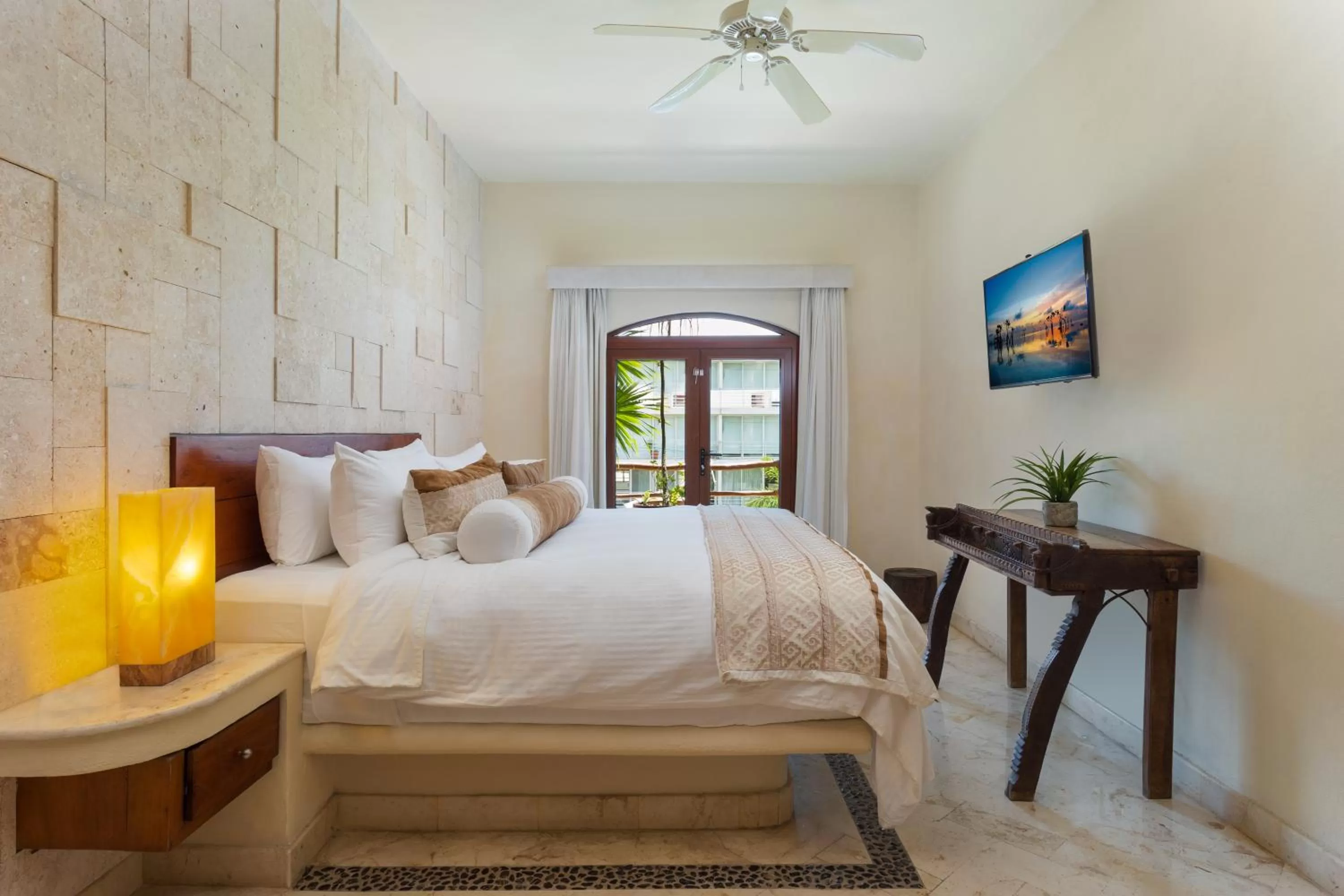 Photo of the whole room, Bed in Porto Playa Condo Hotel and Beach Club