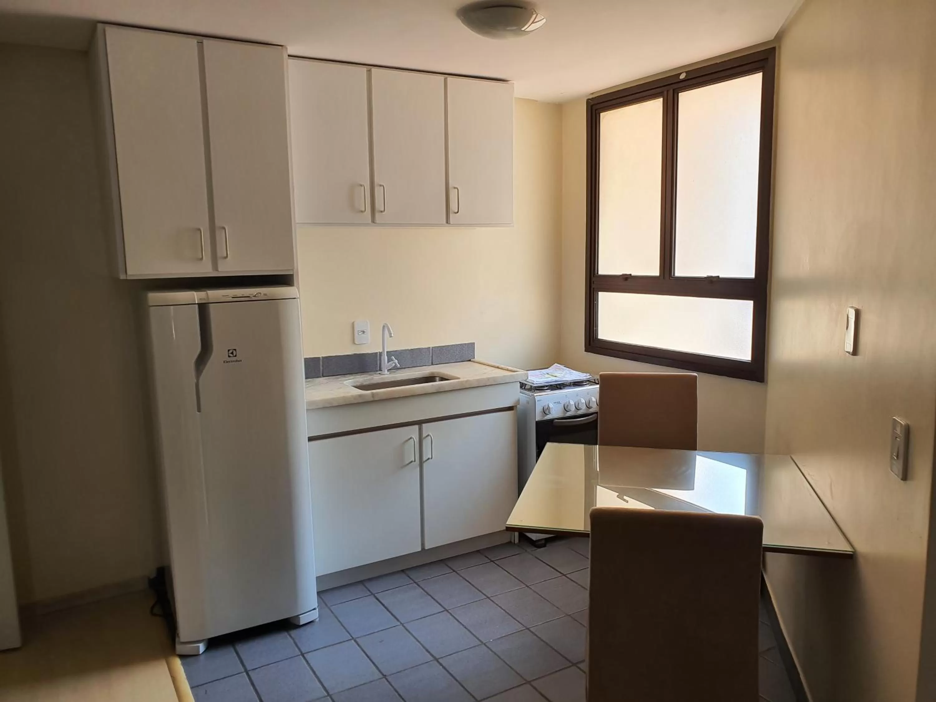 Kitchen or kitchenette in Manhattan Apart Hotel