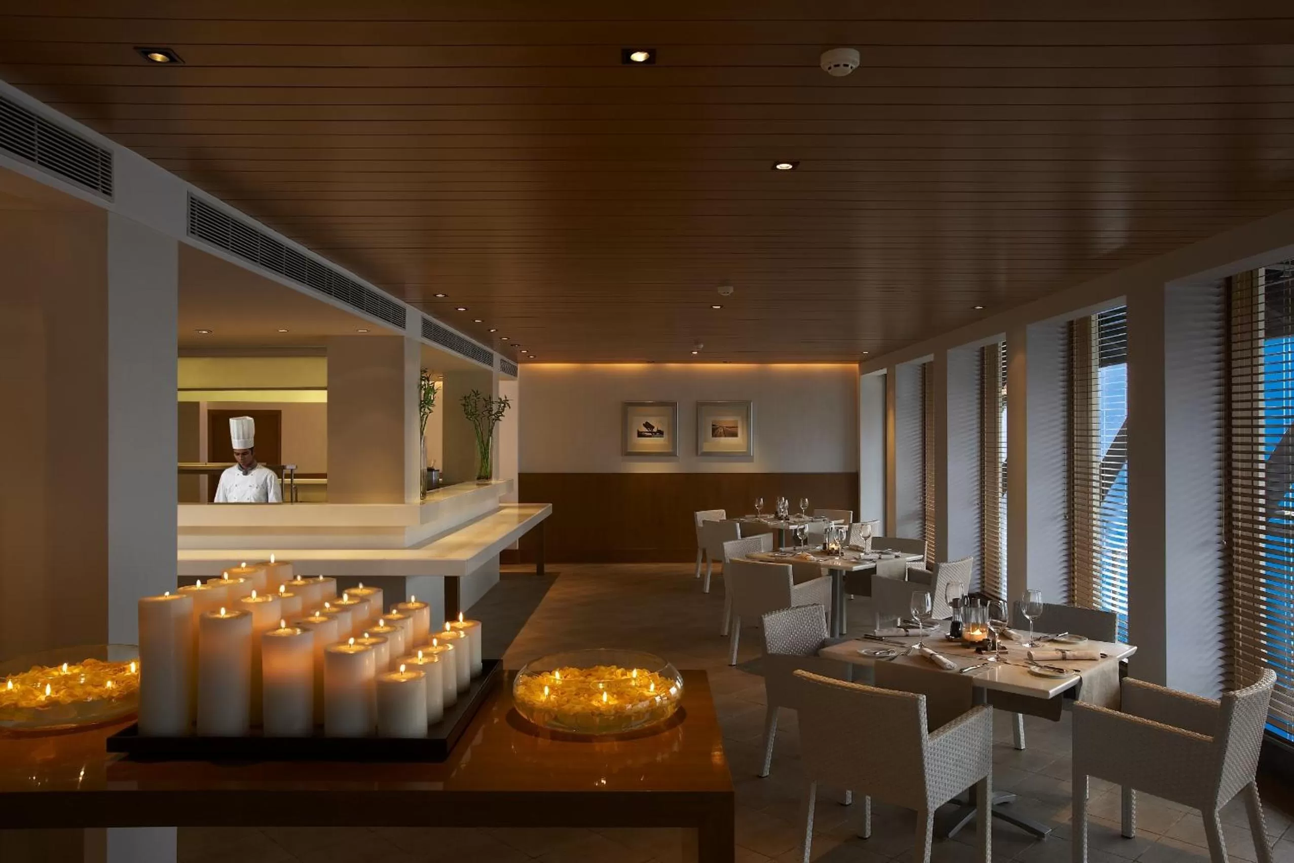 Dining area in The Leela Kovalam, A Raviz Hotel