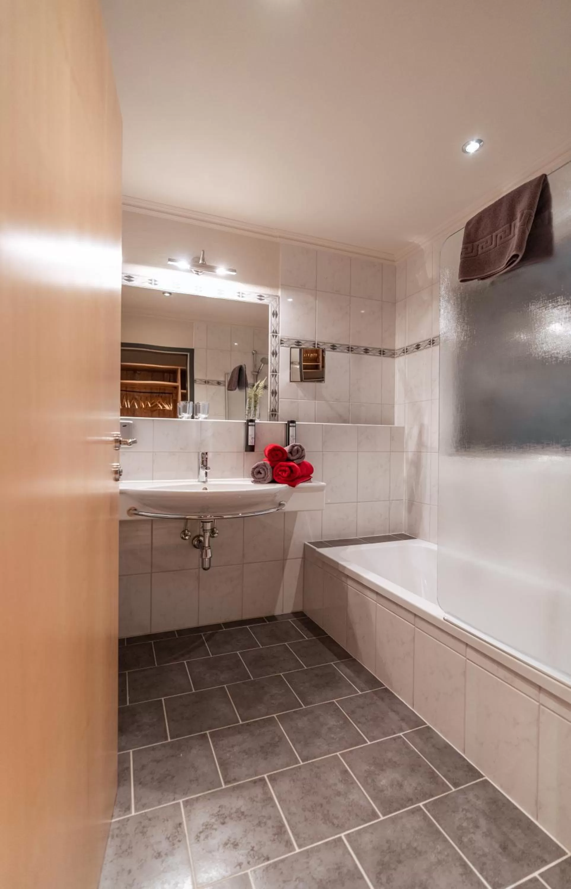 Bathroom in Hotel Astrid - Ski In - Ski Out