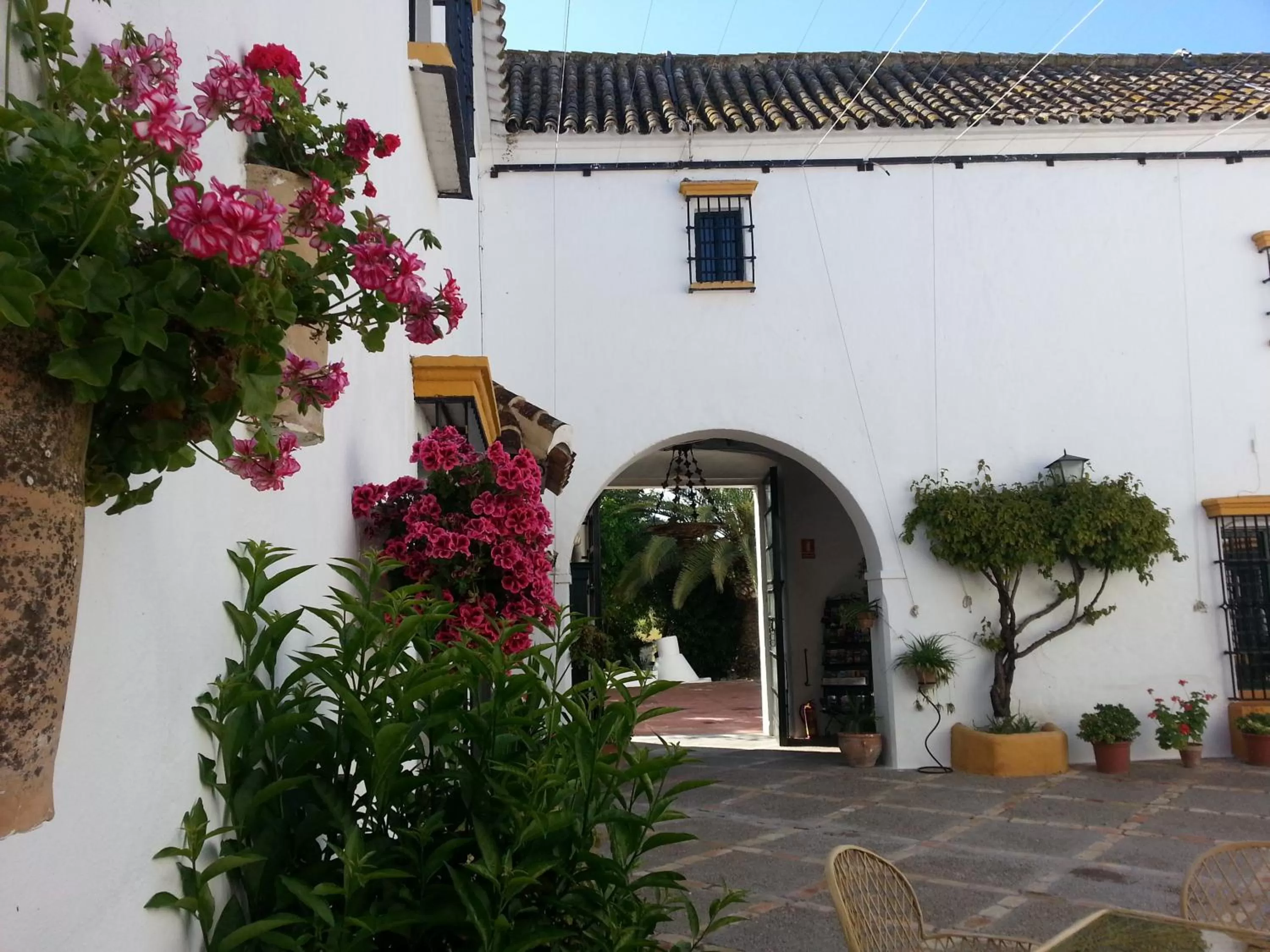 Patio in Hacienda El Santiscal Adults Only
