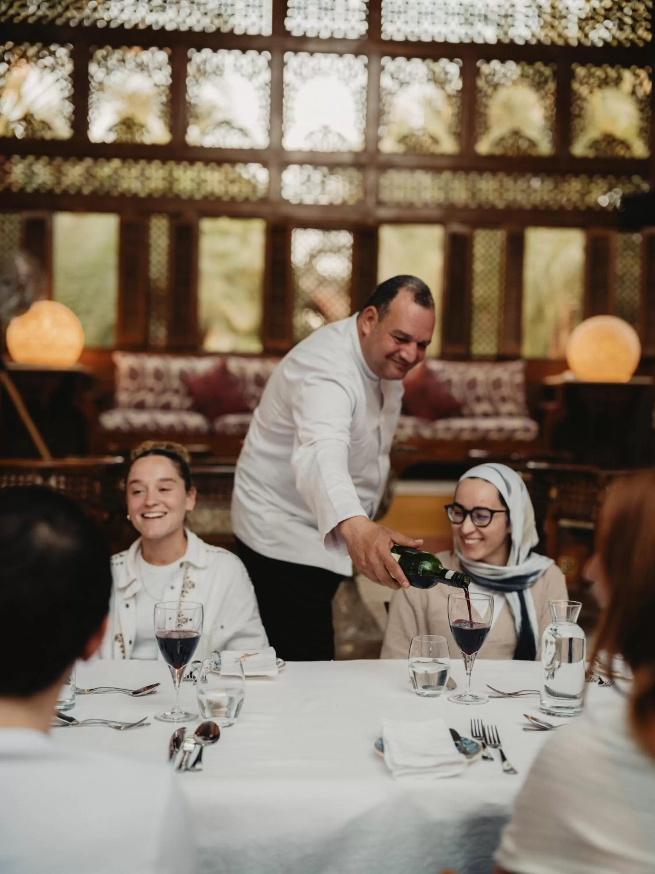 Staff in Al Moudira Hotel