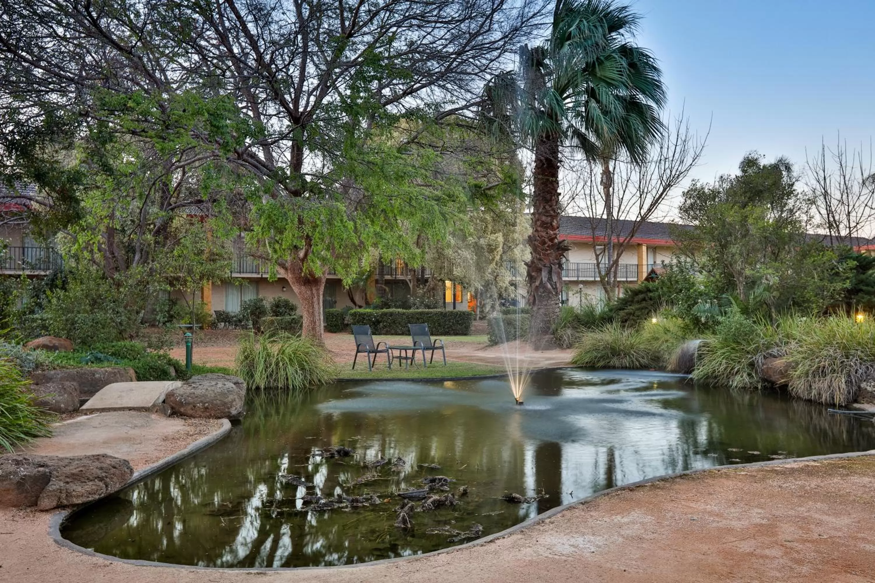Garden view in Mildura Inlander Resort