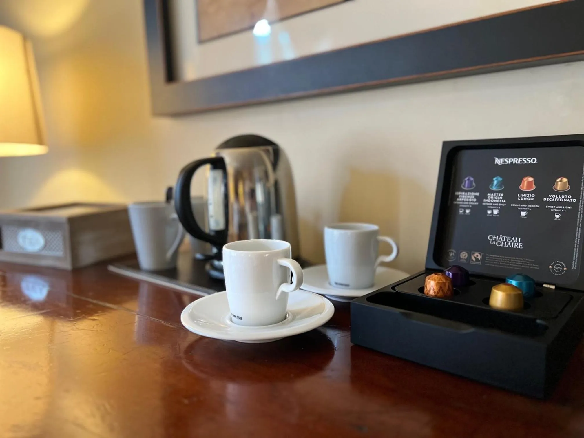Coffee/tea facilities in Chateau La Chaire