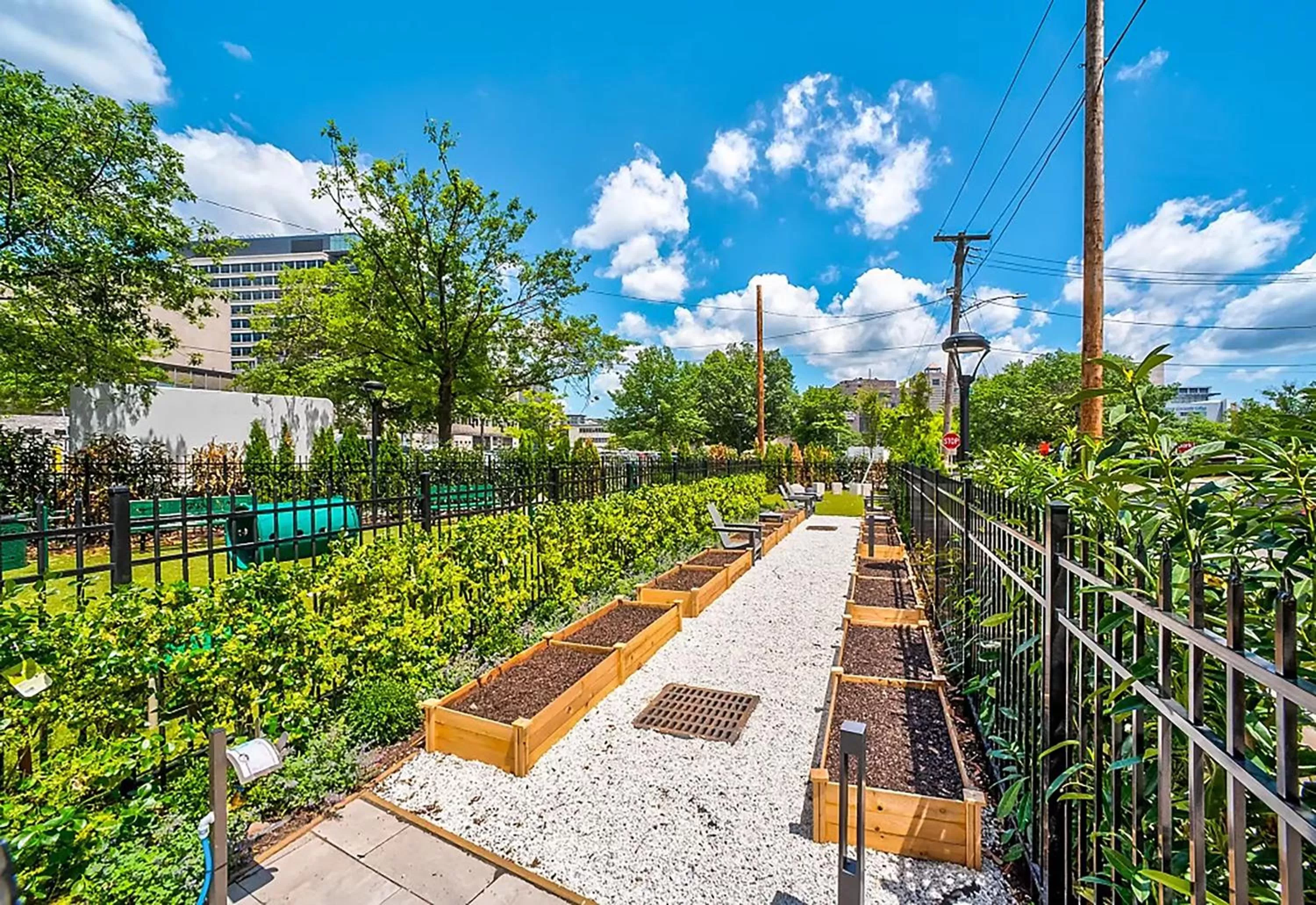 Garden in Luxury Furnished Apartments by Hyatus Downtown at Yale