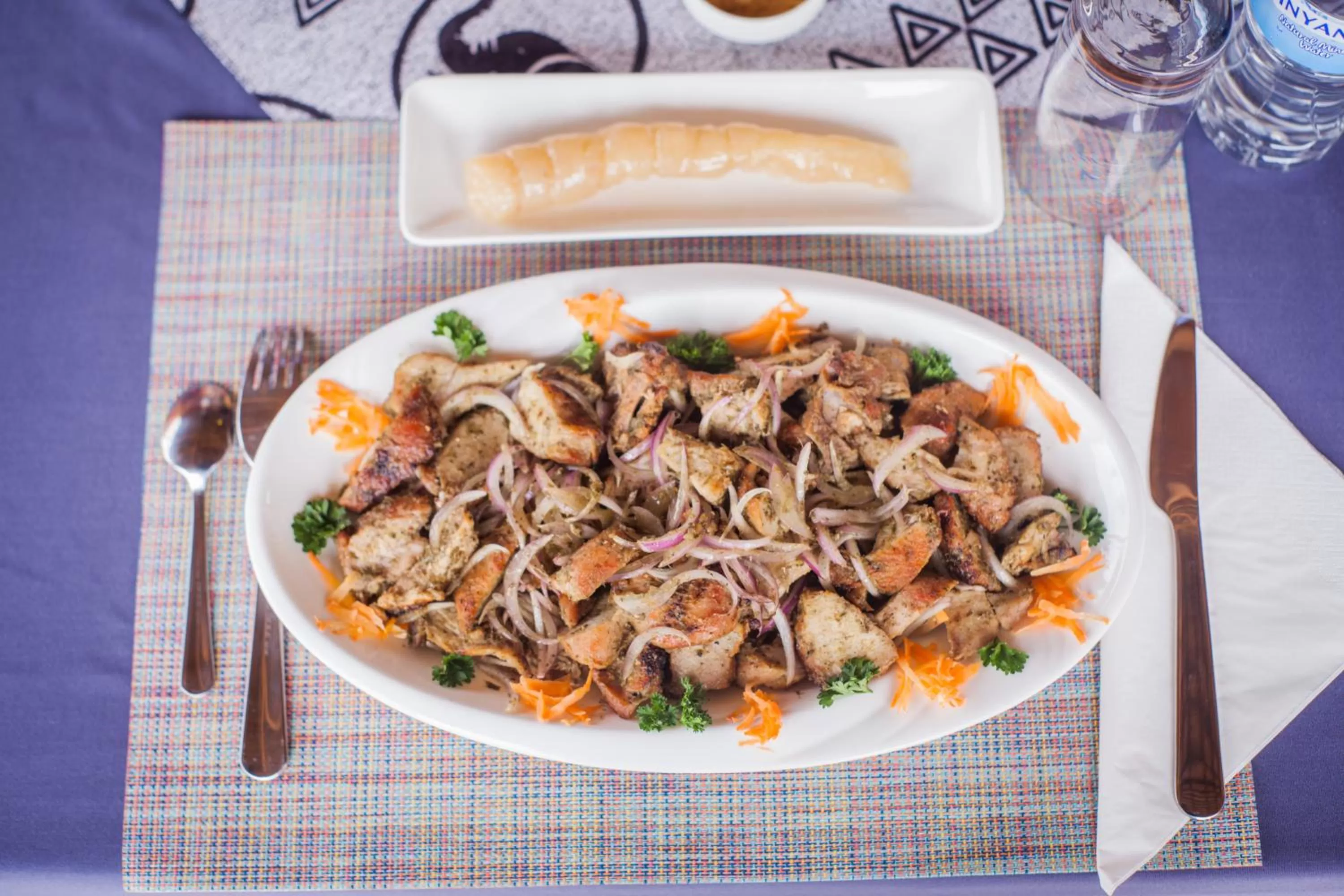 Food close-up in Villa Asimba