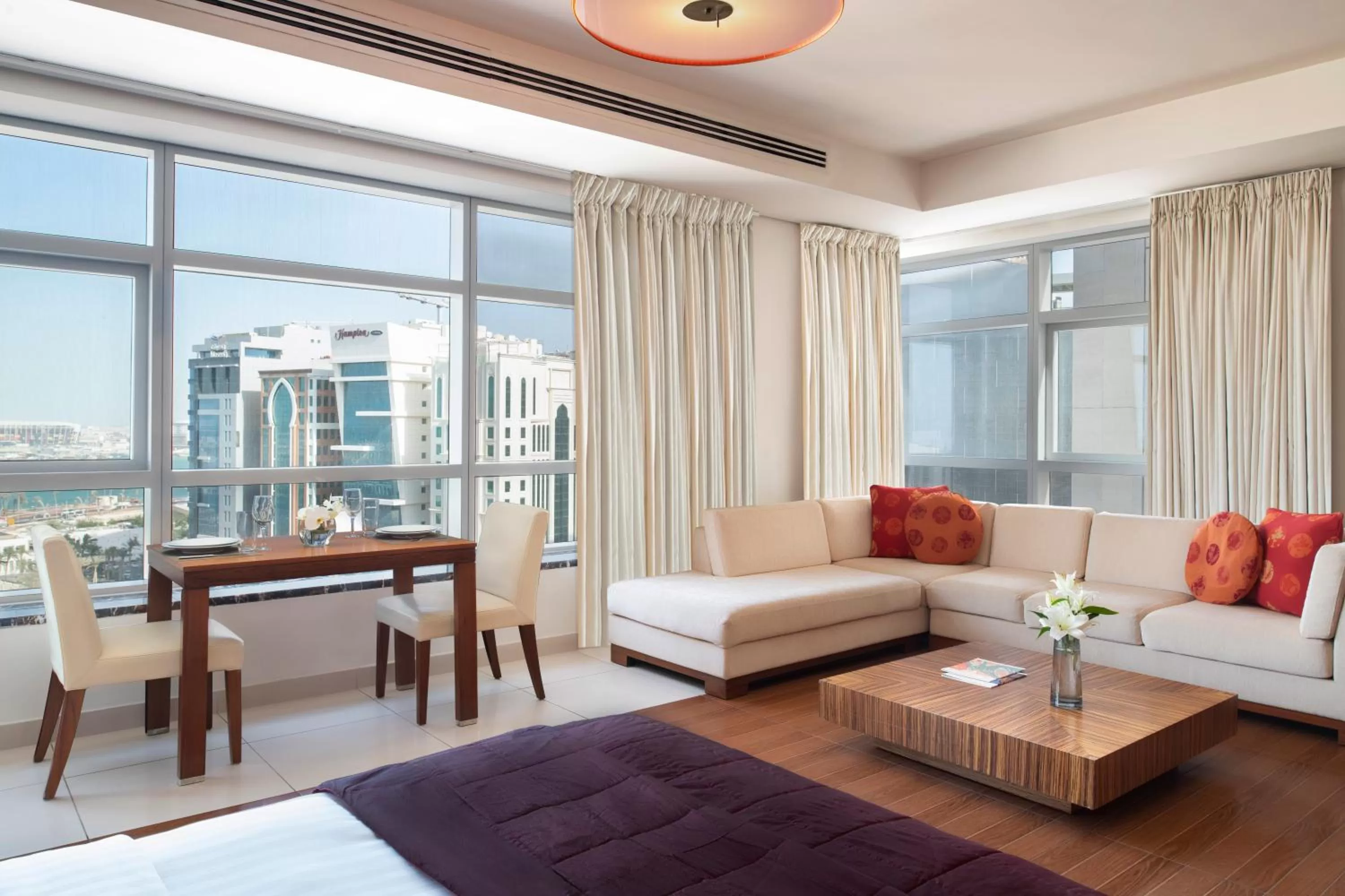 Living room in Fraser Suites Doha