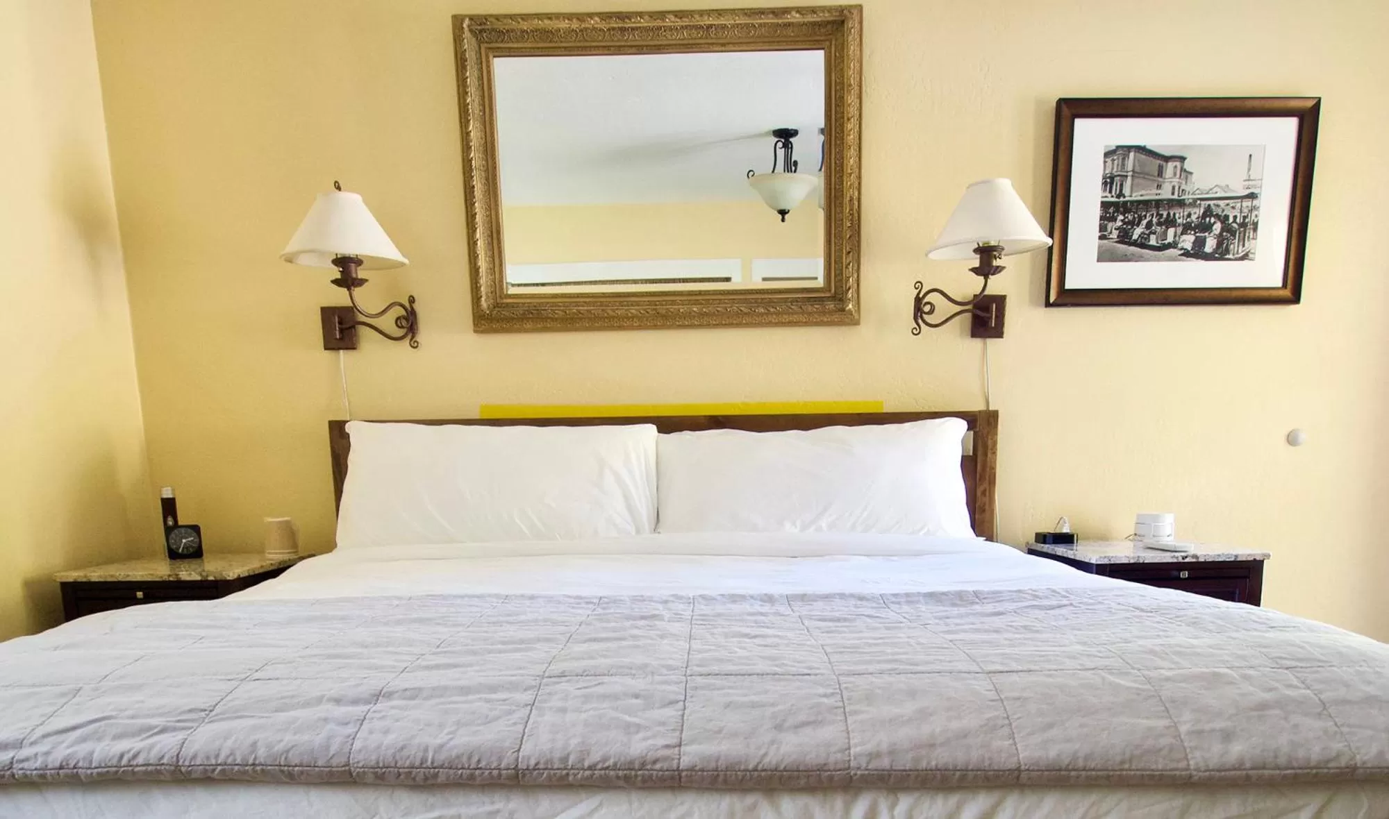 Bed in Mine and Farm, The Inn at Guerneville, CA