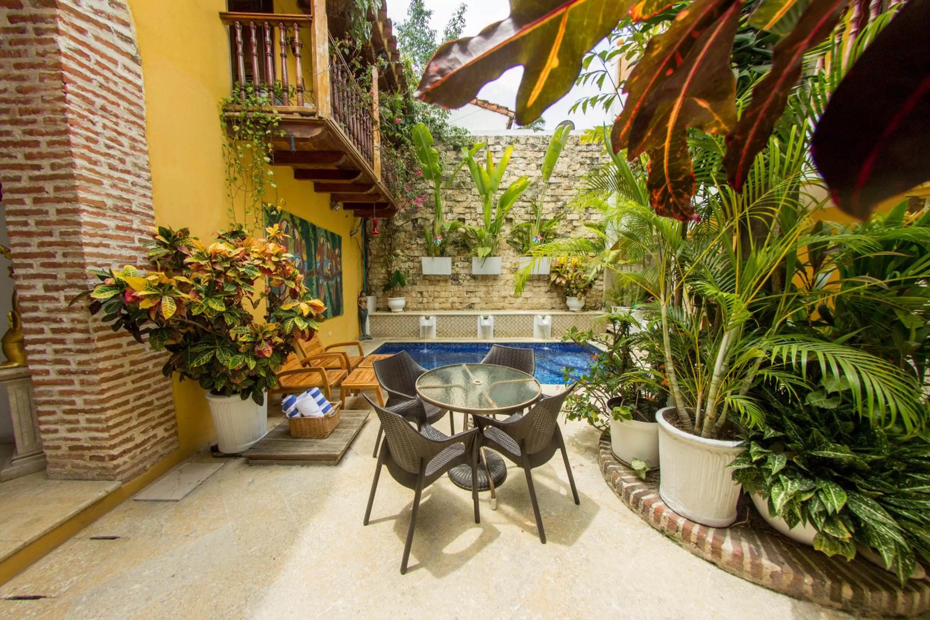 Patio in Hotel Casa Gloria Boutique