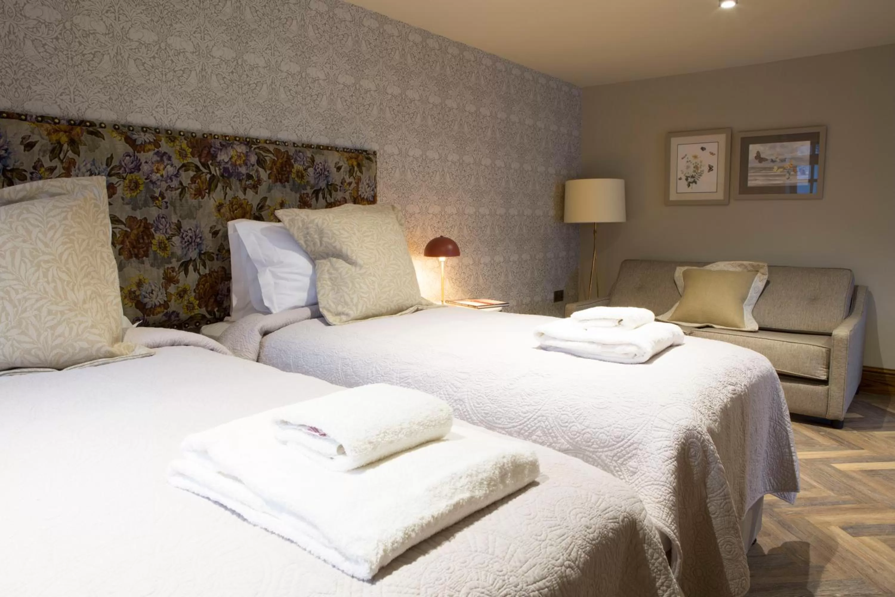 Bed in The Legh Arms Prestbury