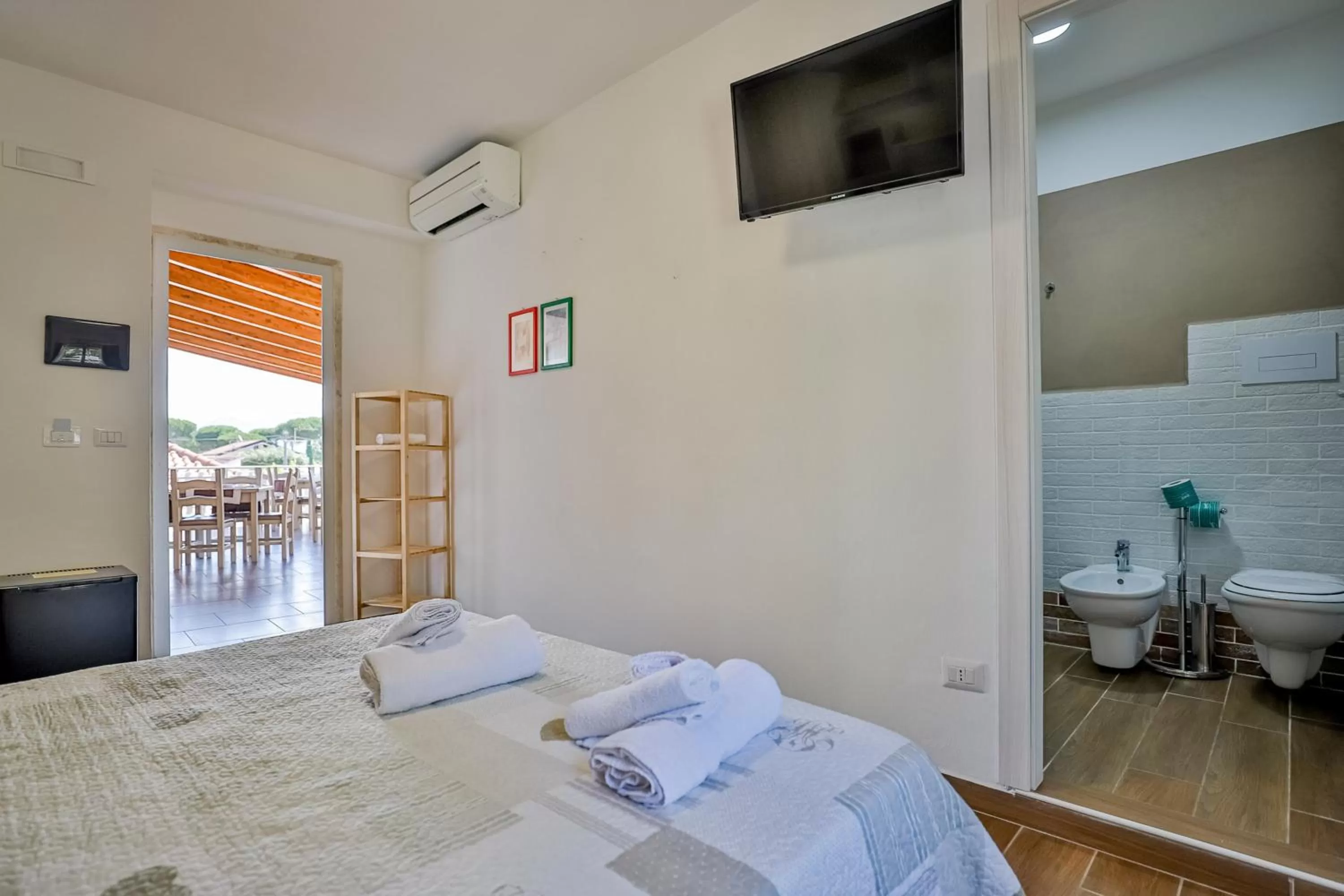 Bedroom, Bed in Il Pineto Paestum Food & Rooms