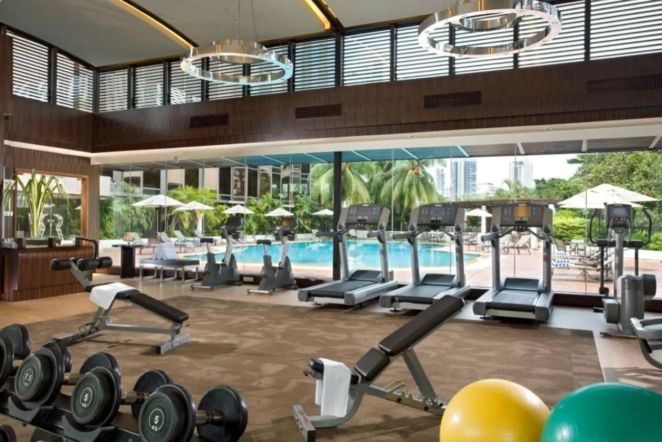 Fitness centre/facilities in Sheraton Towers Singapore Hotel
