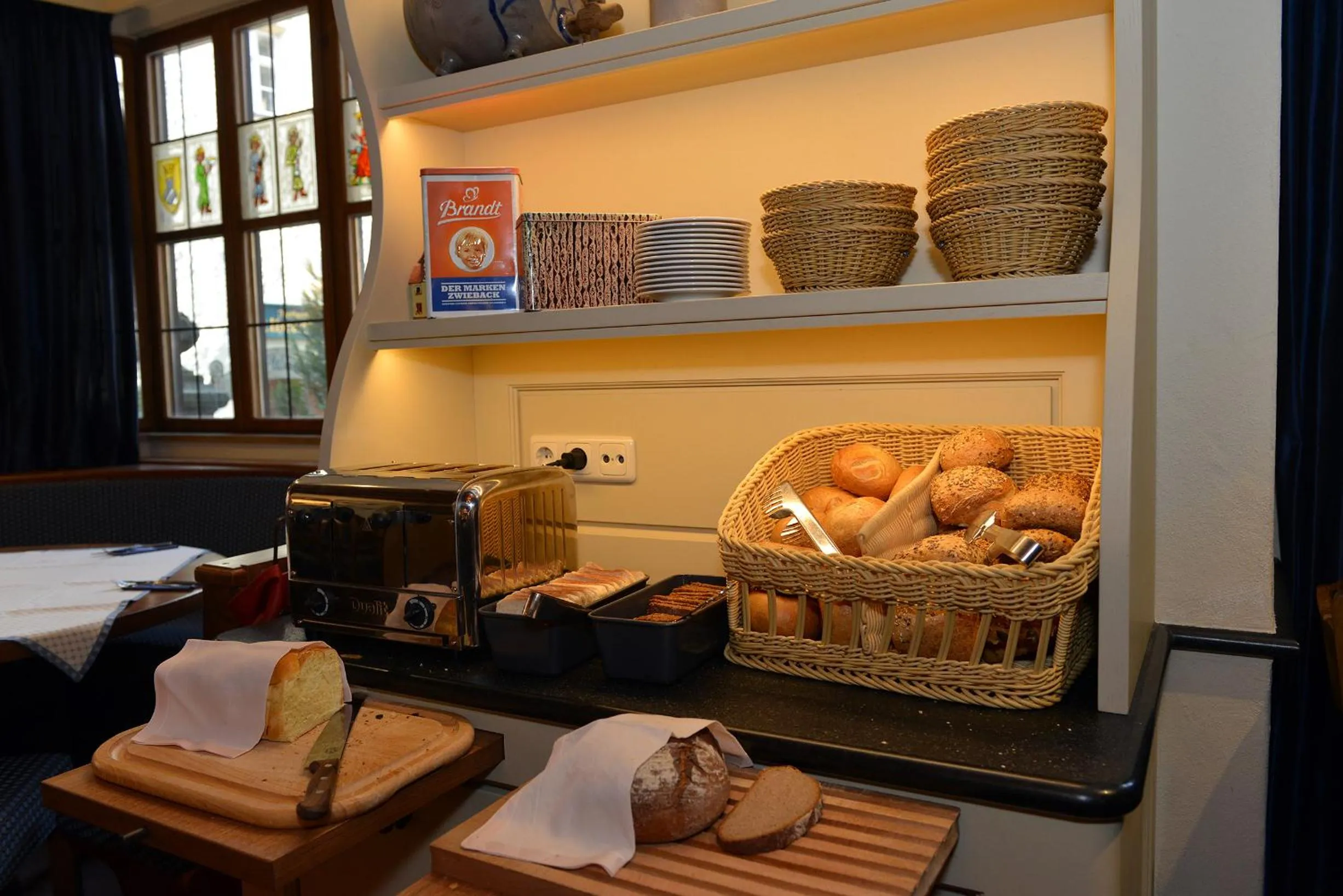 Continental breakfast in Hotel Reichsküchenmeister