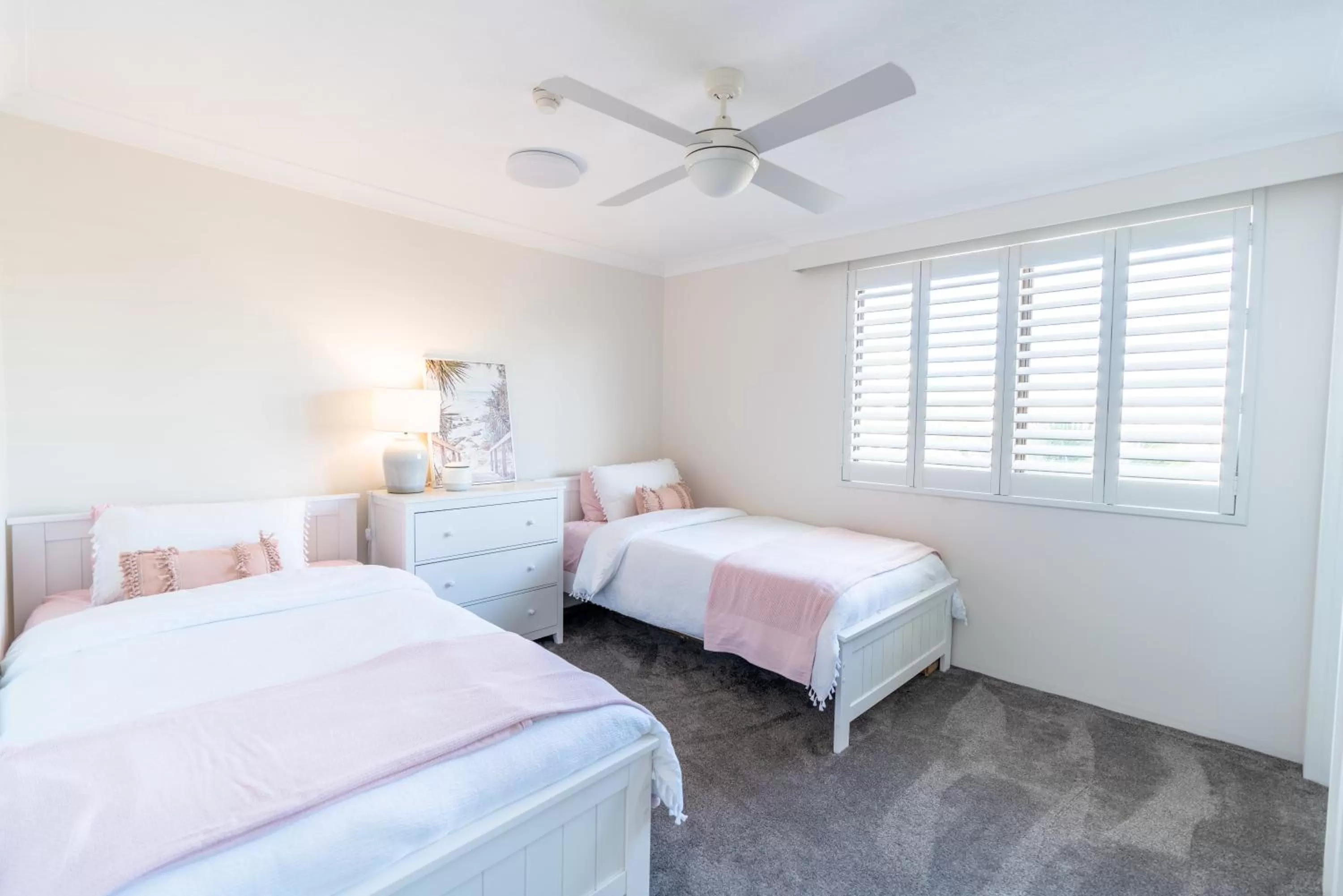 Bed in Beach Palms Holiday Apartments