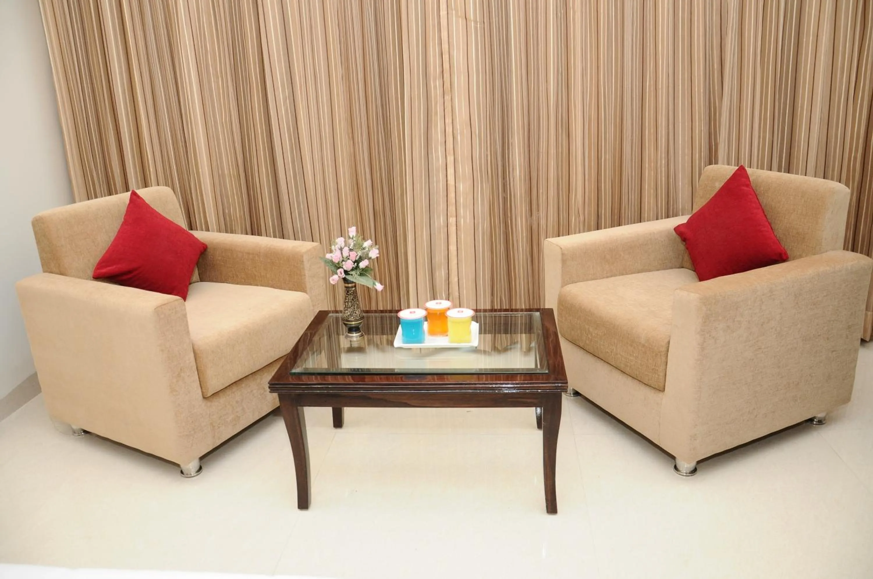 Seating area in Chandra Imperial