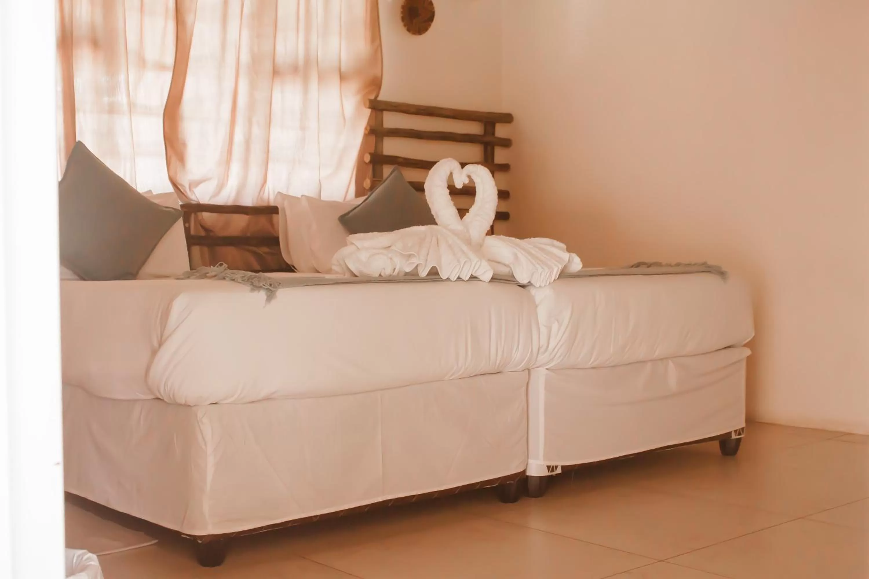 Bed in Leeville Guesthouse