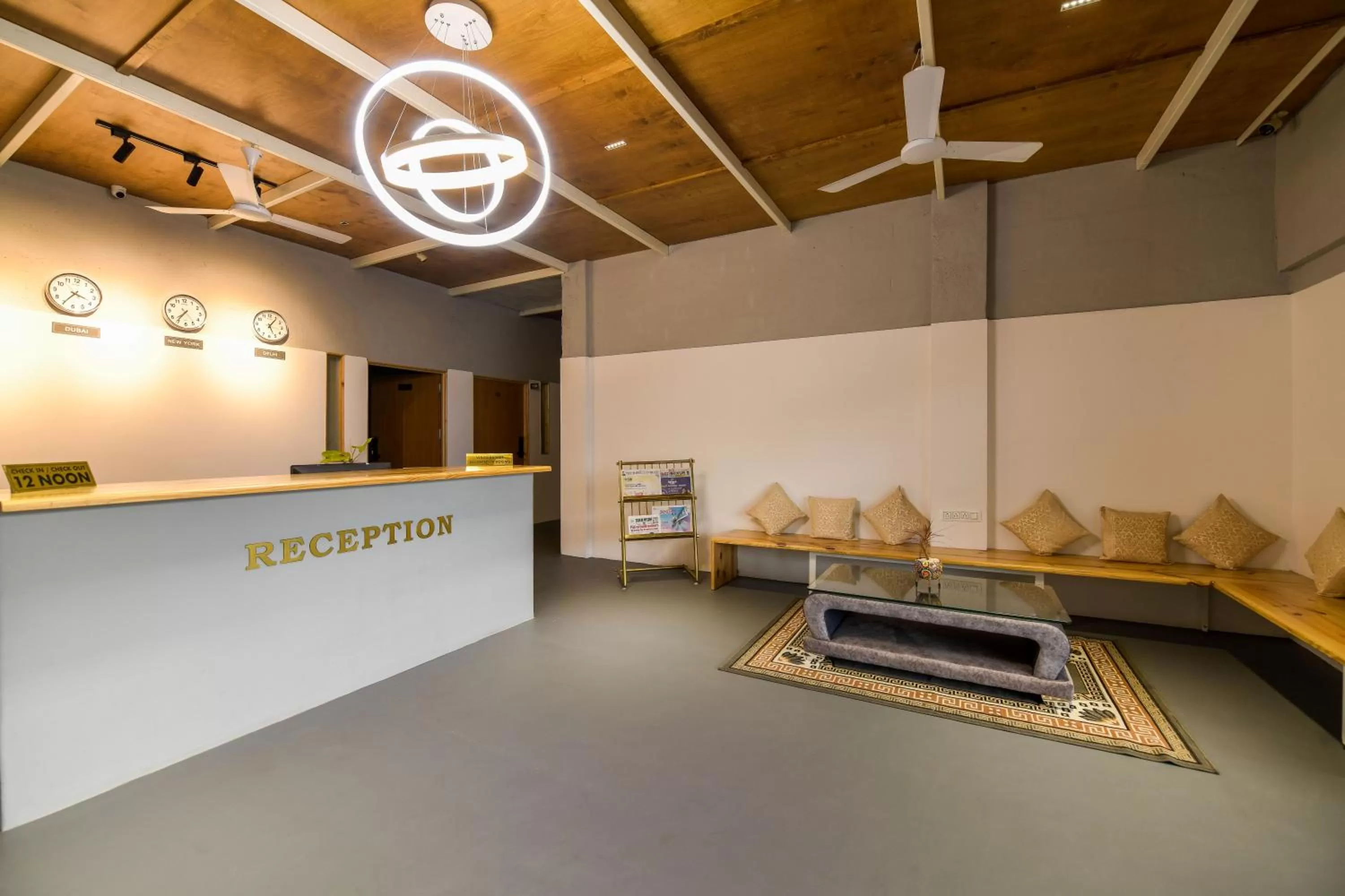 Lobby or reception in Shine Residency