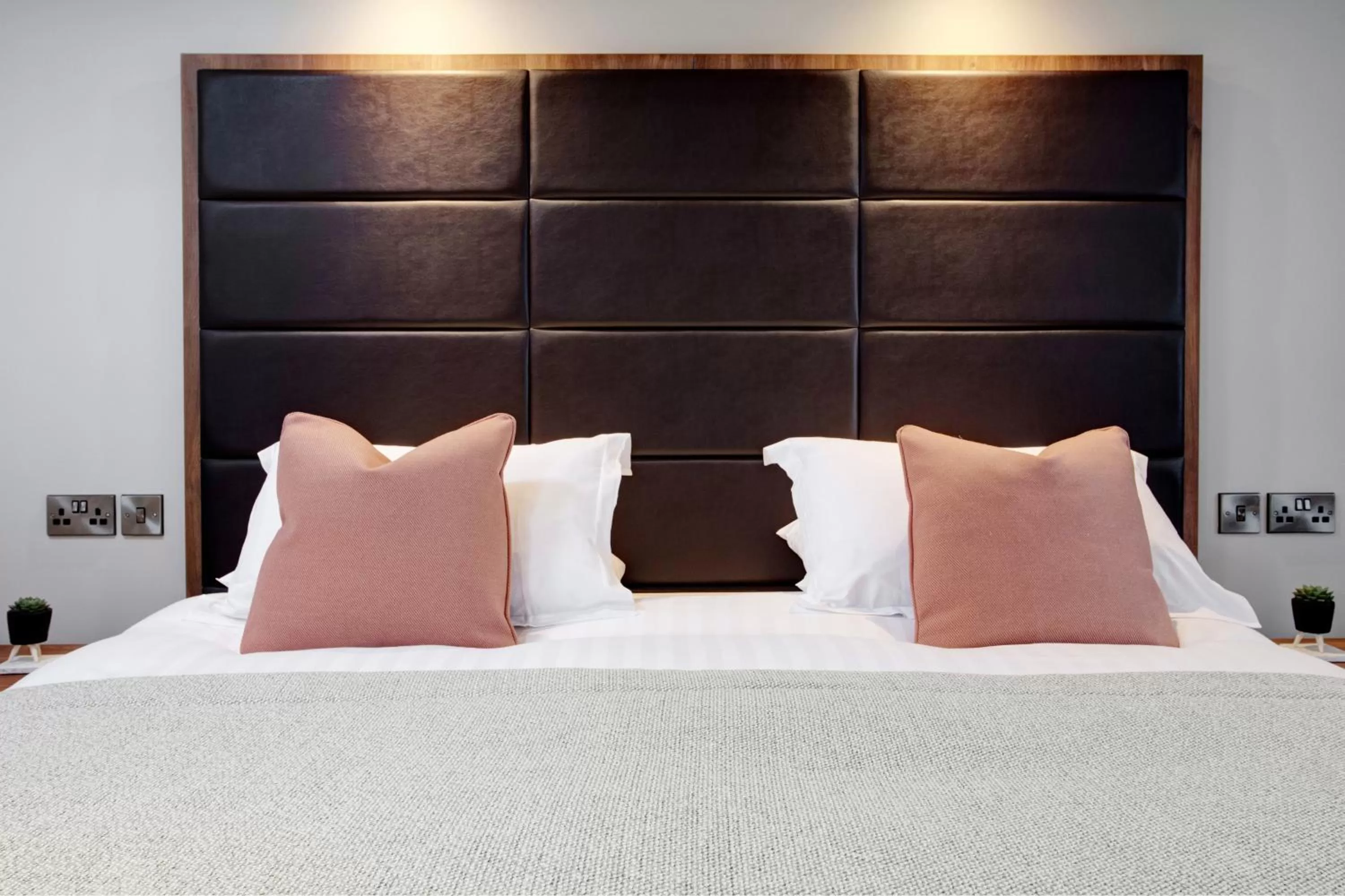 Bedroom, Bed in Mytton Fold Hotel, Ribble Valley