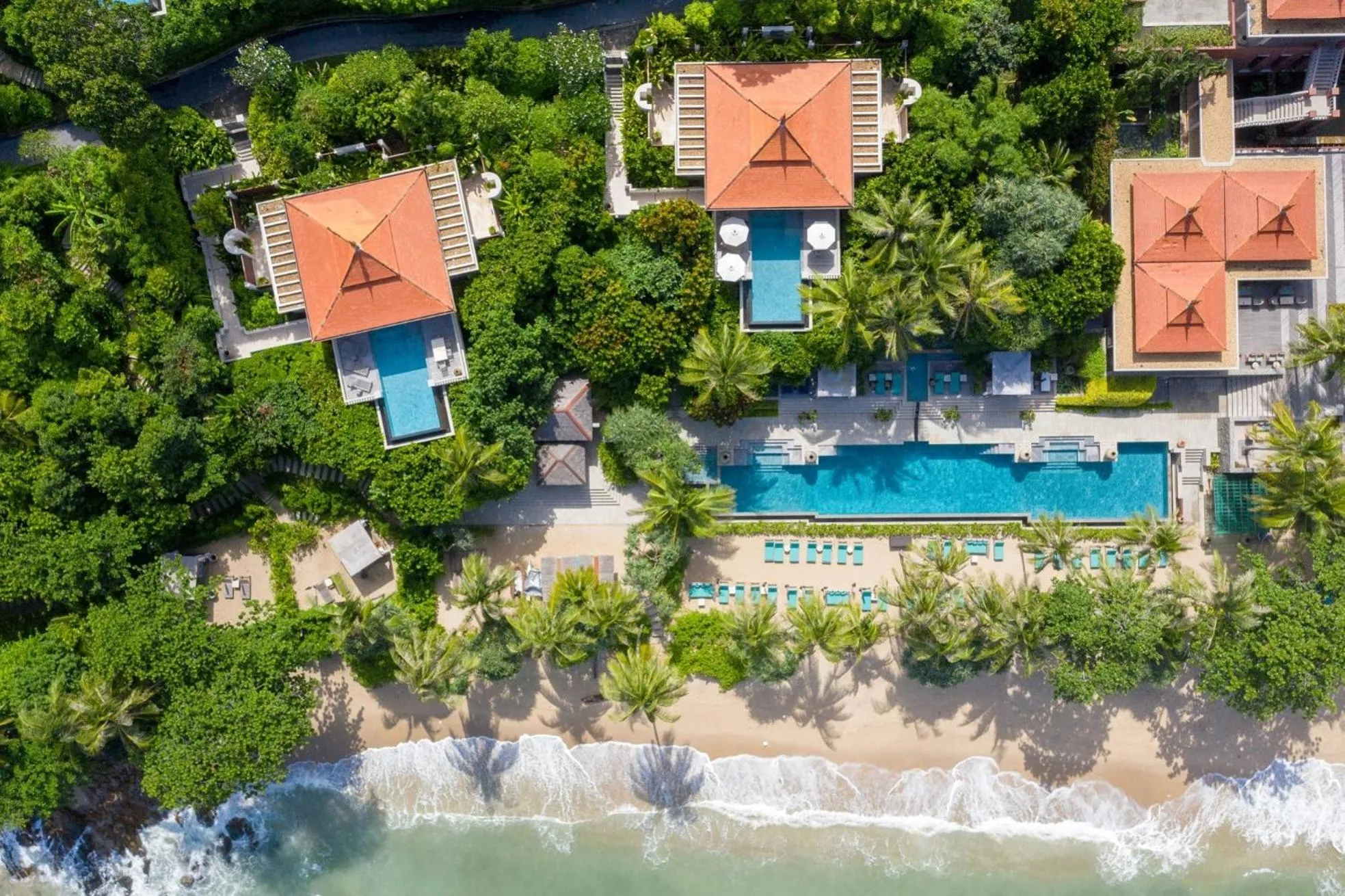 Bird's eye view in Trisara Villas & Residences Phuket