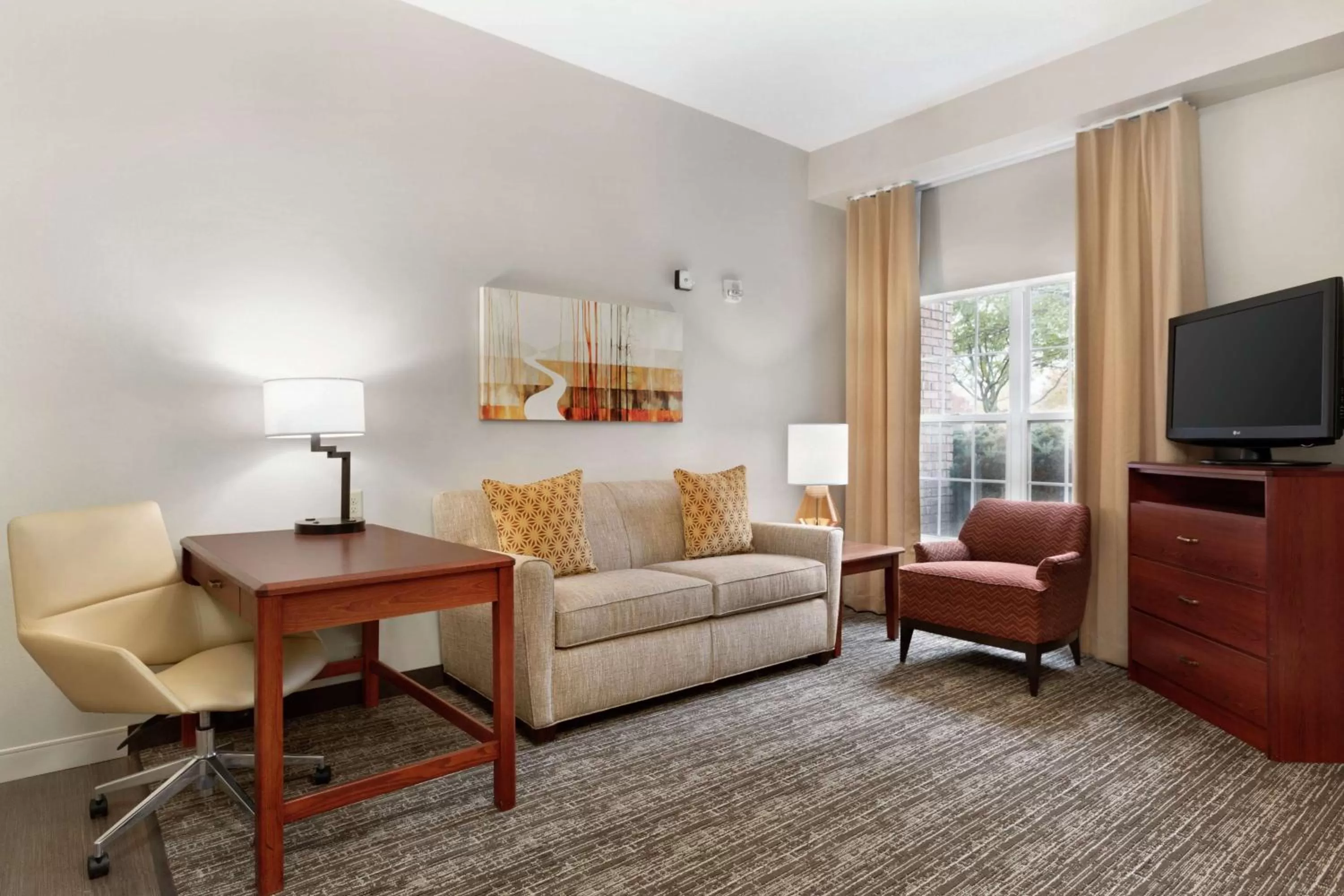 Bedroom in Homewood Suites by Hilton Columbus-Dublin