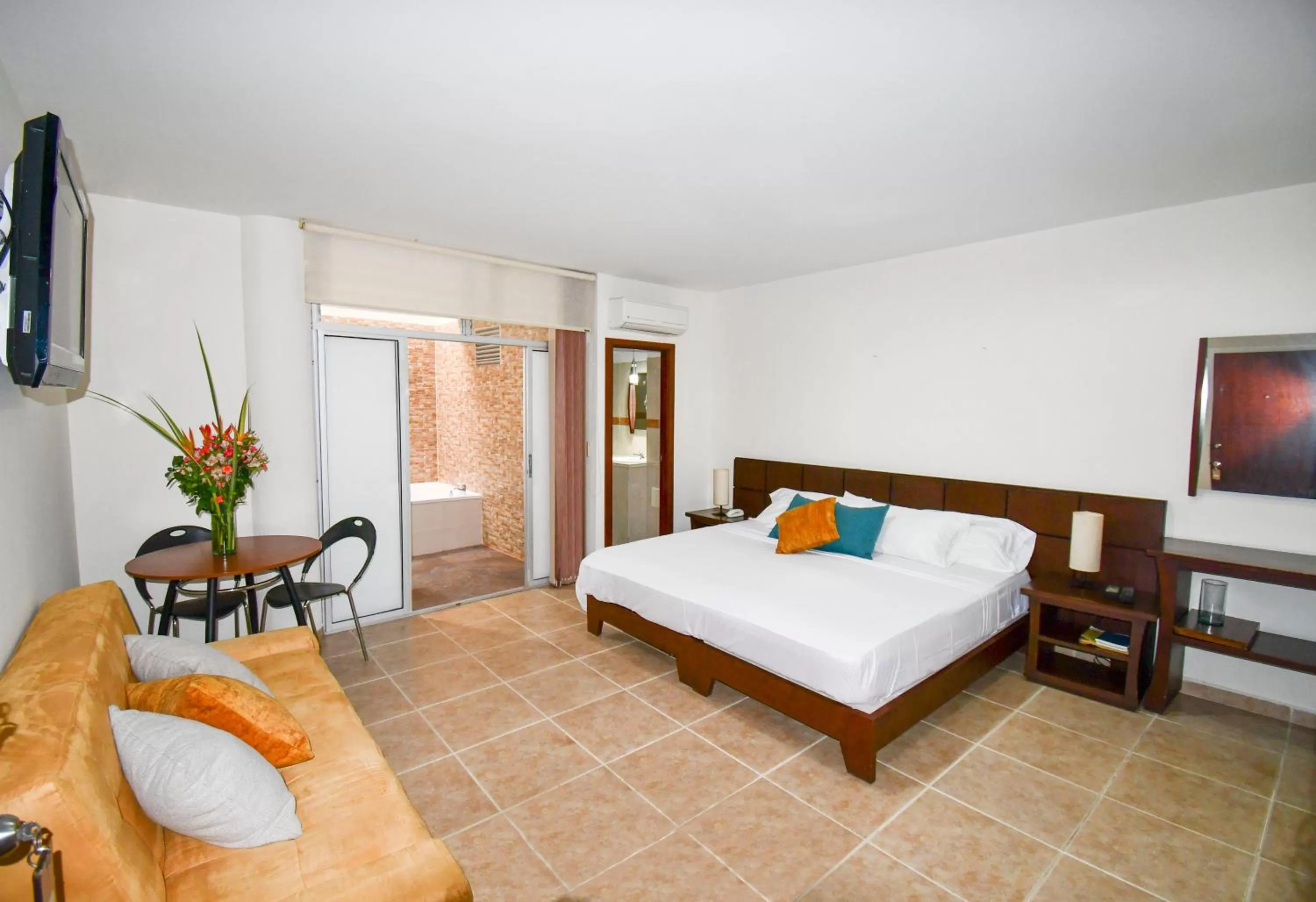 Bed in Hotel Mónaco Armenia