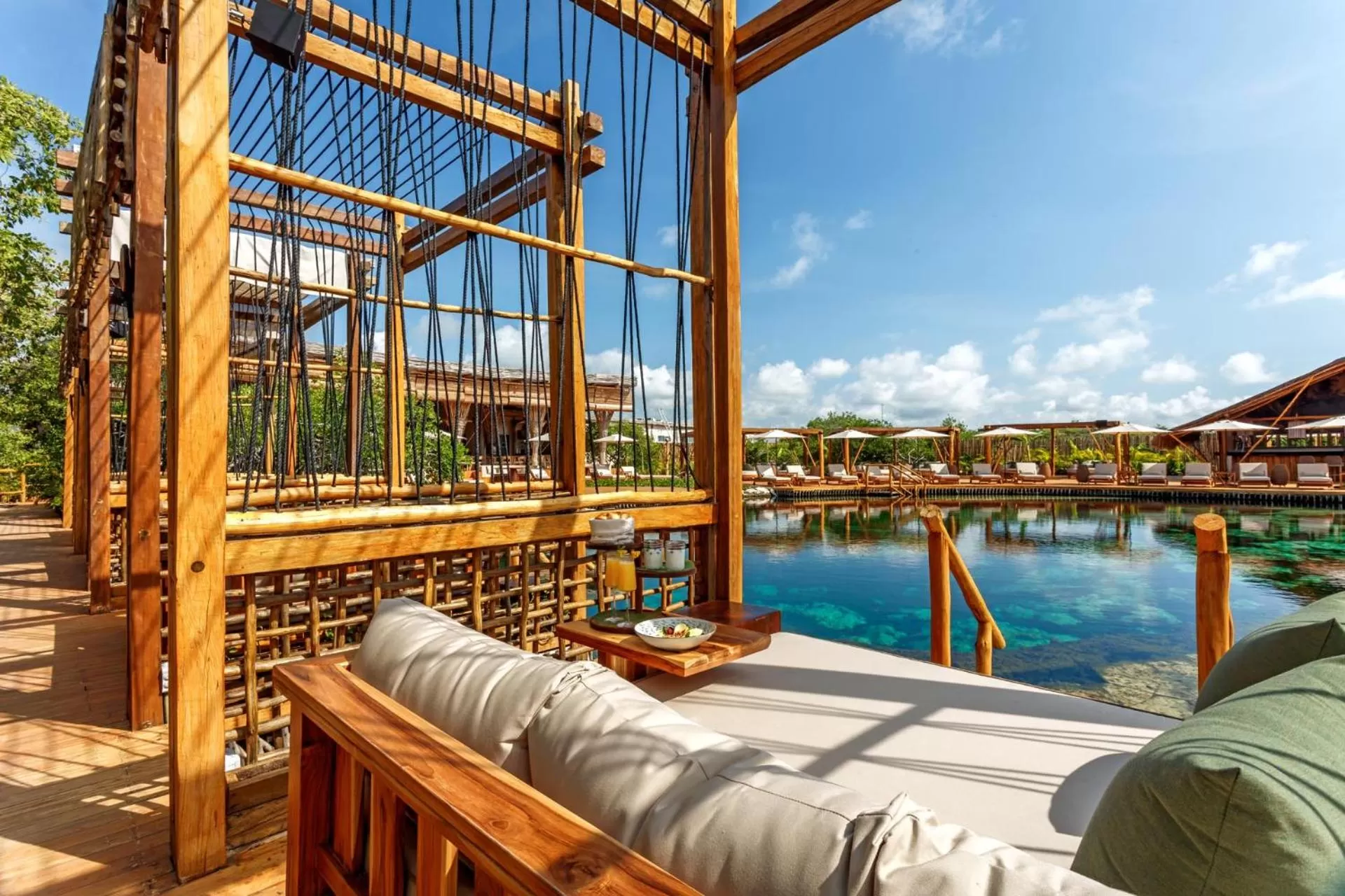 Swimming pool in Hotel Shibari - Restaurant & Cenote Club