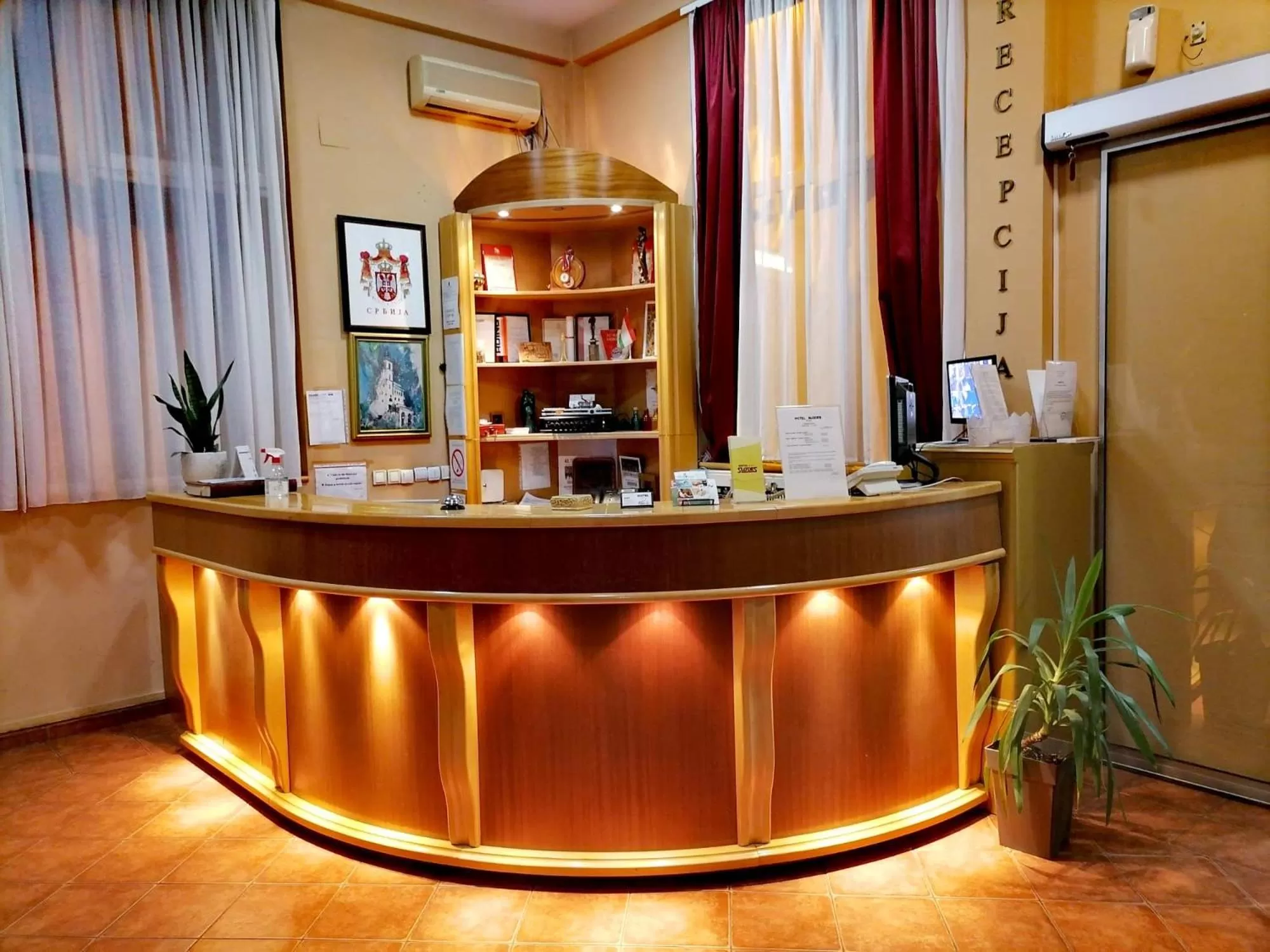 Lobby or reception in Hotel Slodes