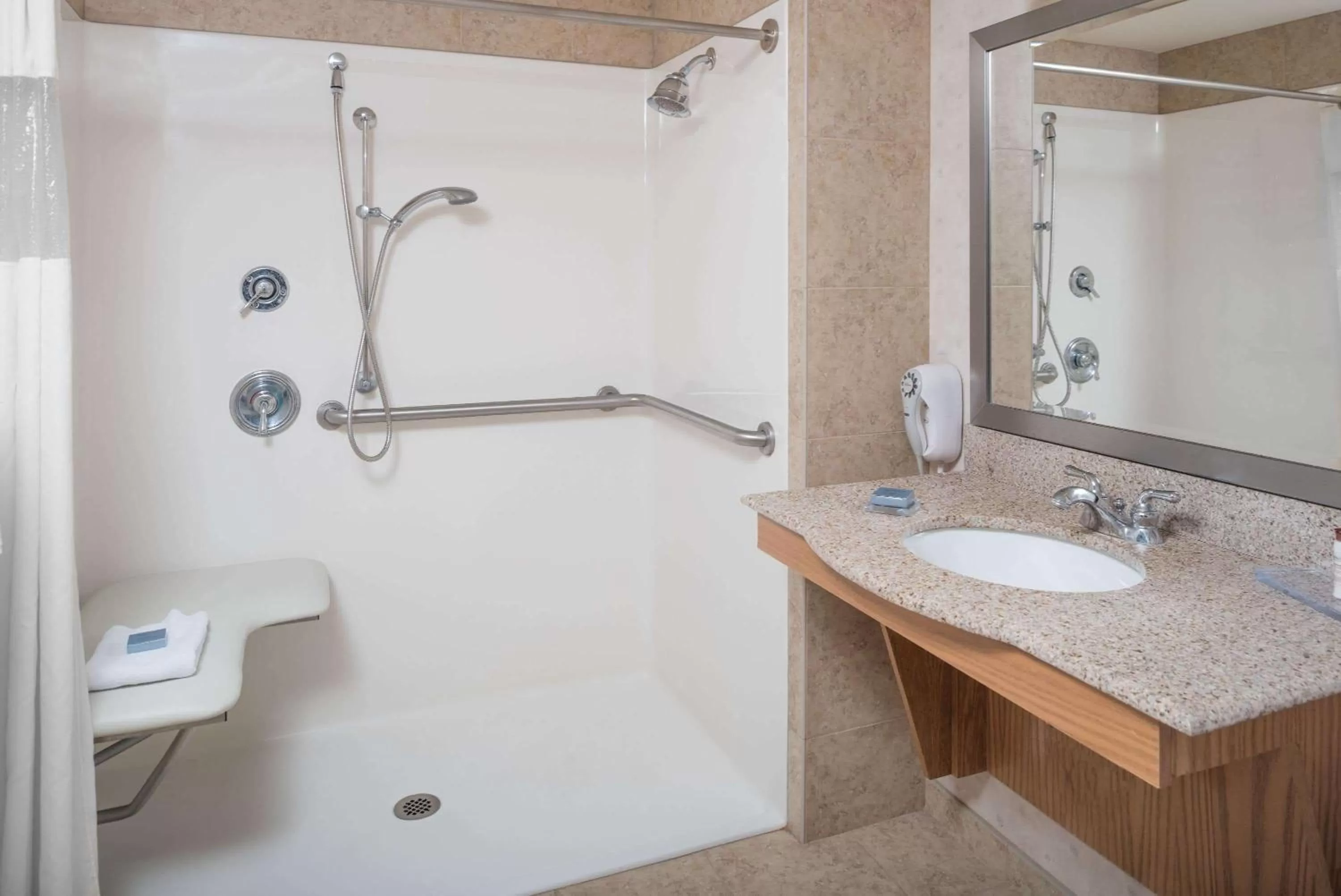 Bathroom in Wingate by Wyndham Spokane Airport