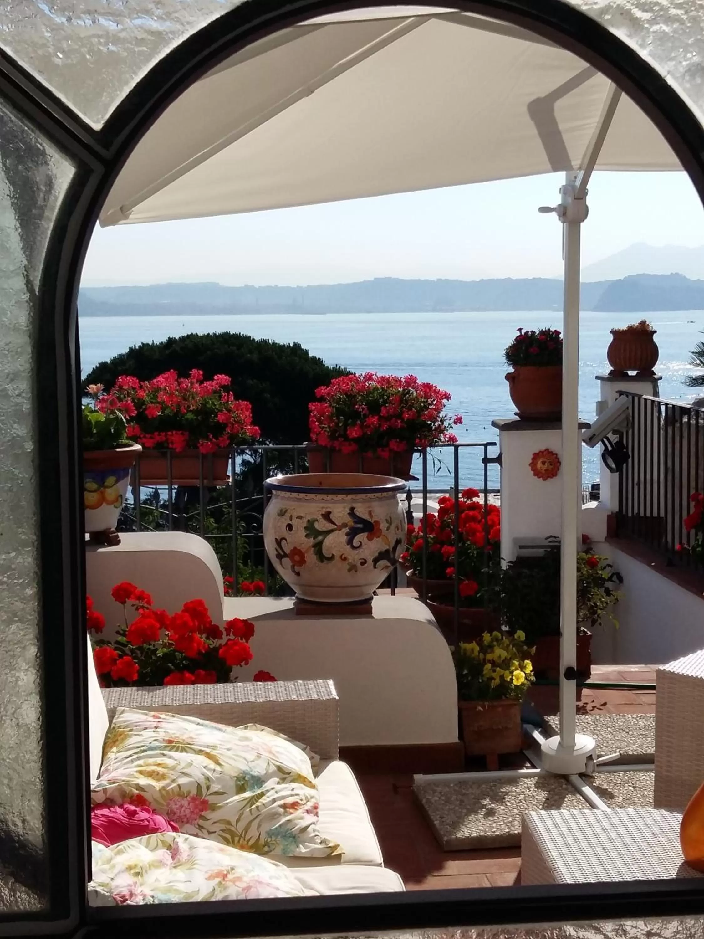 Balcony/Terrace in b&b Dea Fortuna